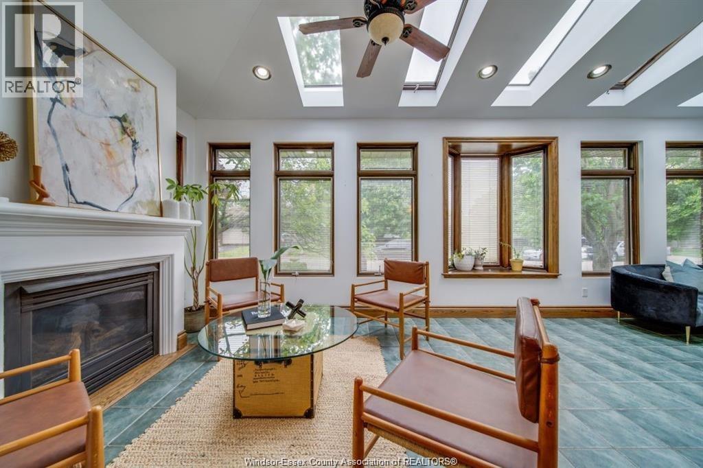145 Centennial Drive, Tecumseh, ON - Indoor Photo Showing Living Room With Fireplace