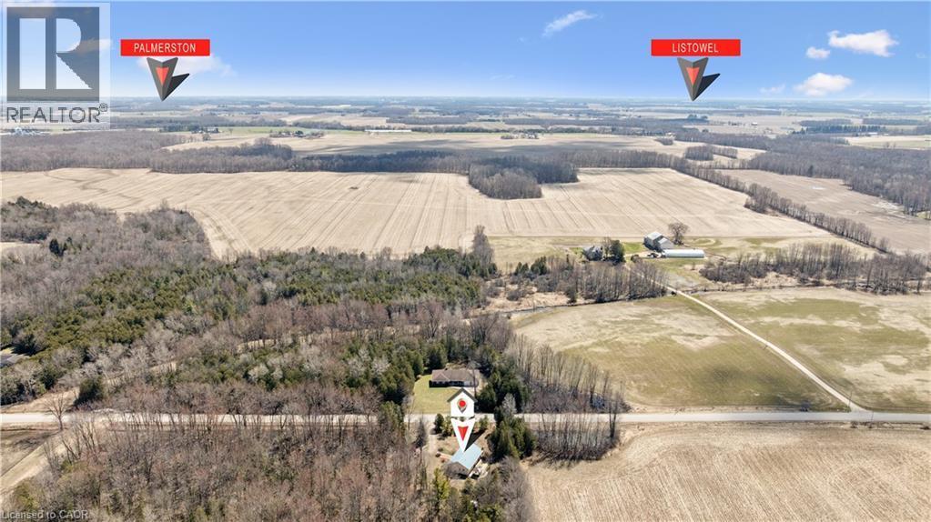 Aerial View - 5578 11Th Line, Harriston, ON - Outdoor With View