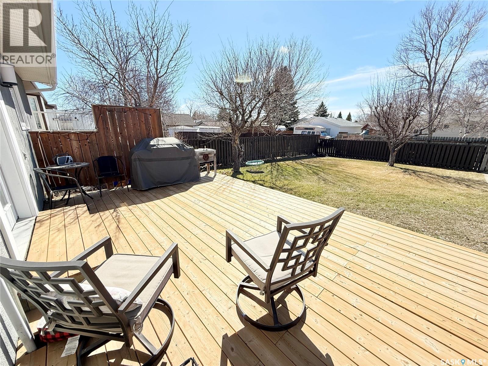 787 Brimacombe Drive, Weyburn, SK - Outdoor With Deck Patio Veranda
