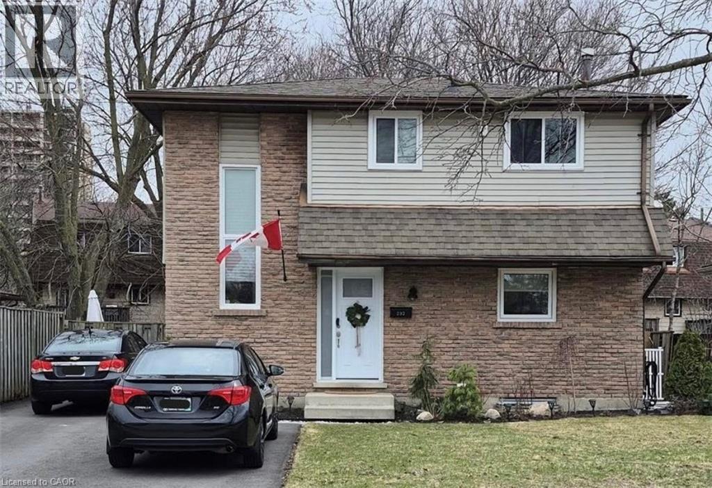 Driveway has been extended for Tenant's use. - 232 Cedarwoods Crescent, Kitchener, ON - Outdoor With Exterior
