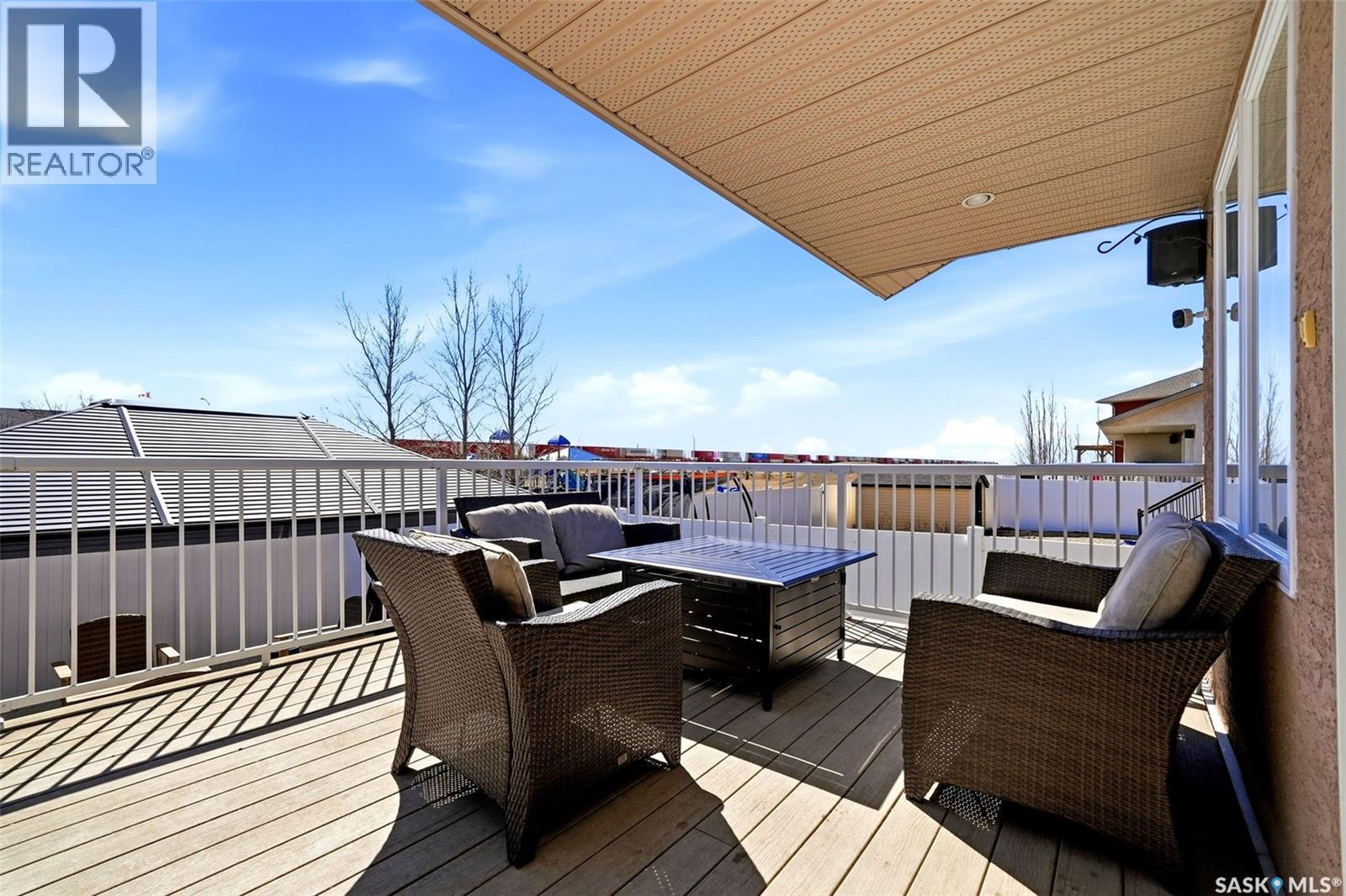 5 Corbin Bay, Grand Coulee, SK - Outdoor With Deck Patio Veranda With Exterior
