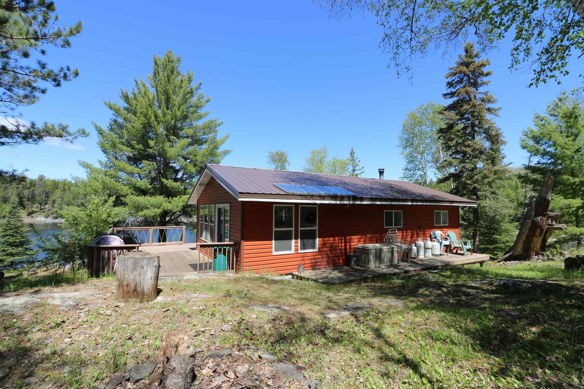 Cl4111 Winnipeg River, Kenora, ON - Outdoor With Deck Patio Veranda