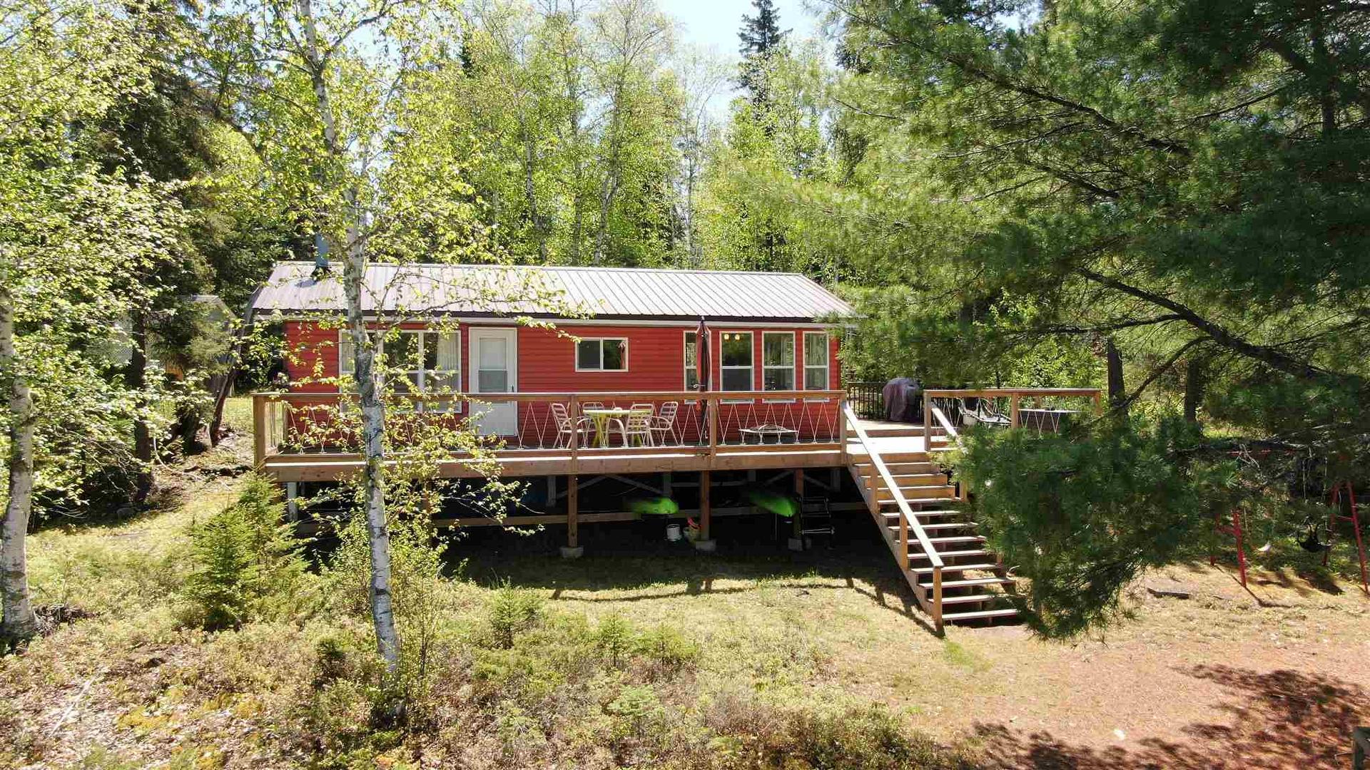 Cl4111 Winnipeg River, Kenora, ON - Outdoor With Deck Patio Veranda