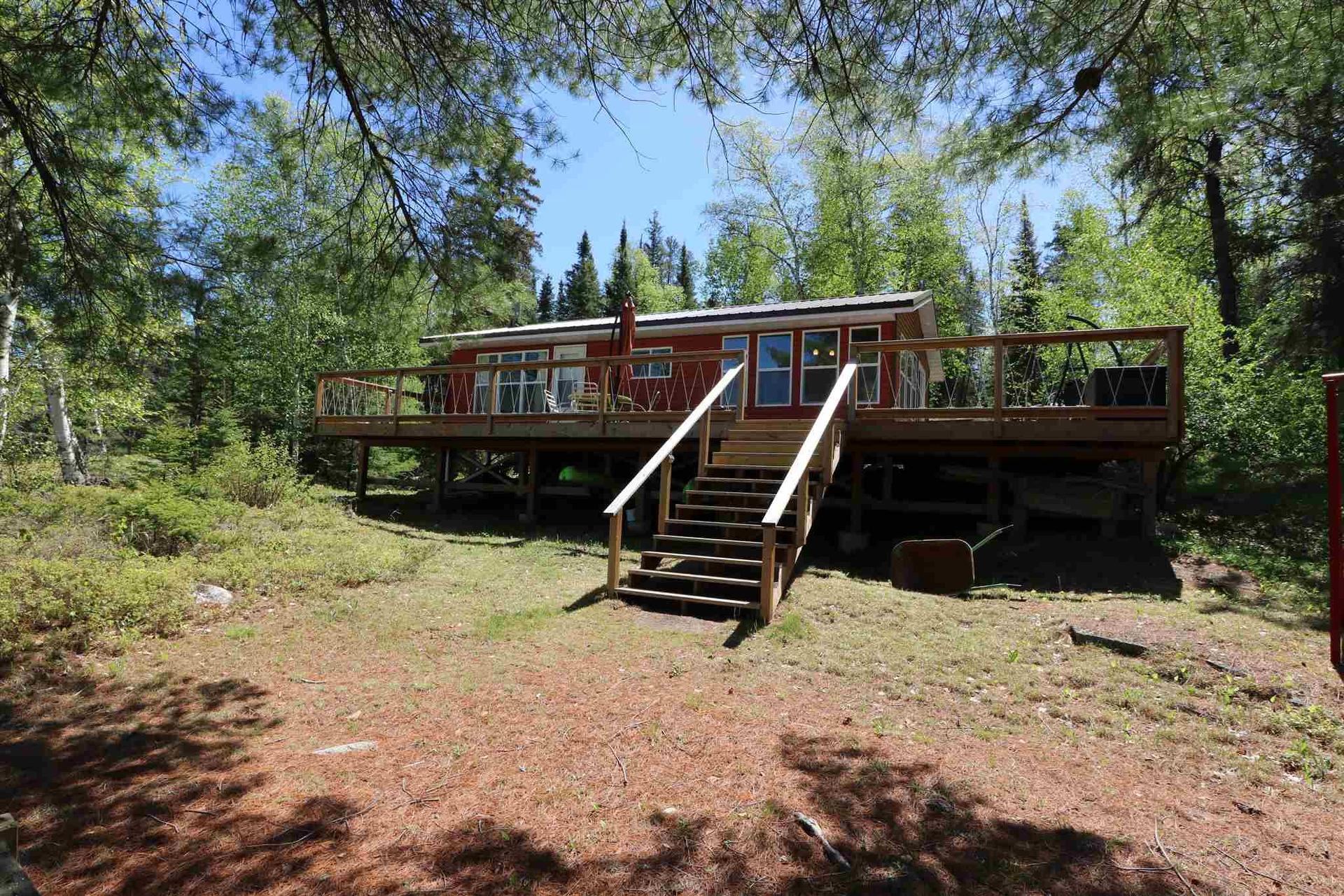 Cl4111 Winnipeg River, Kenora, ON - Outdoor With Deck Patio Veranda