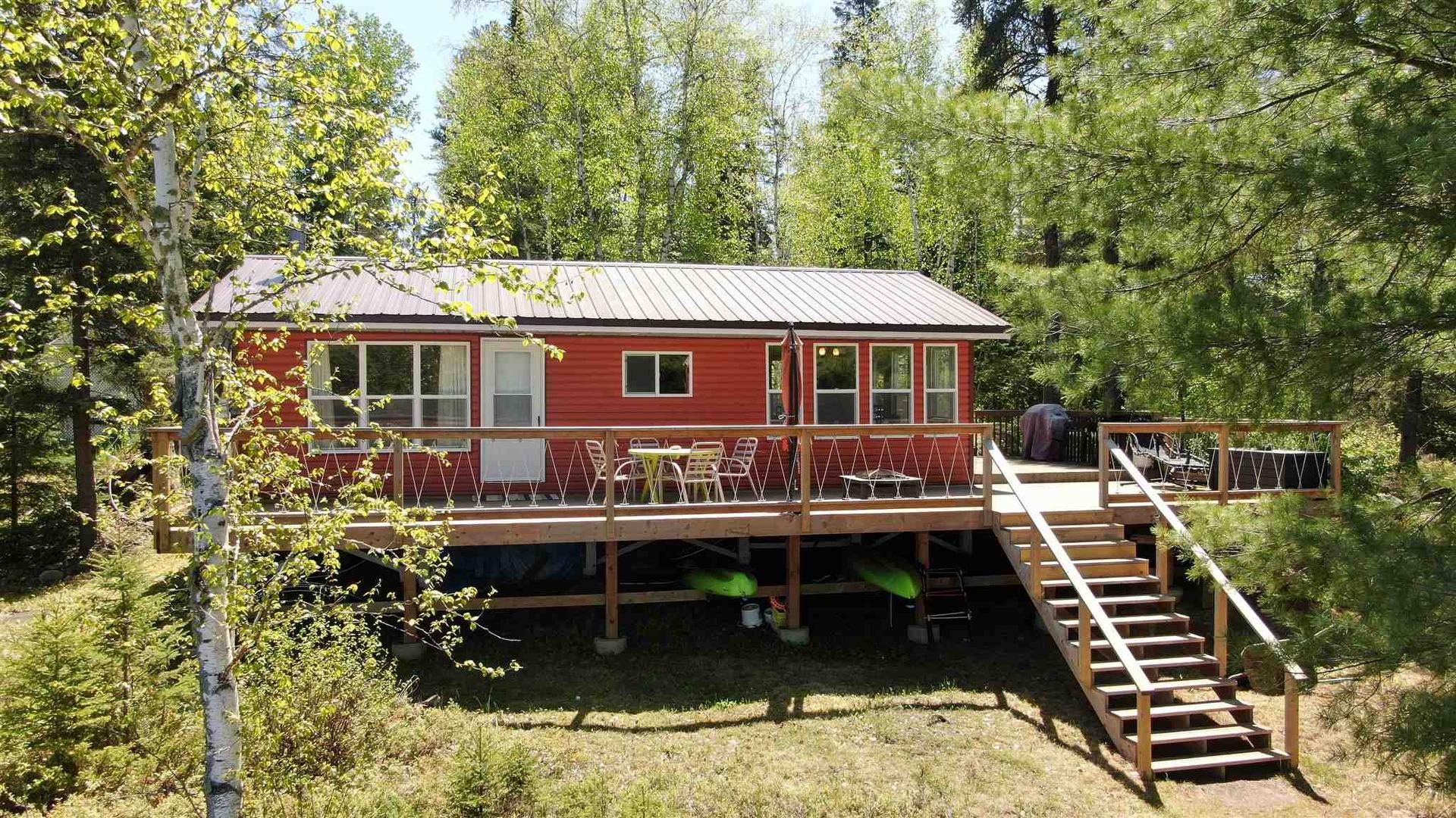 Cl4111 Winnipeg River, Kenora, ON - Outdoor With Deck Patio Veranda
