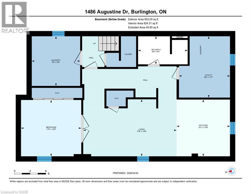 Floor plan - 1486 Augustine Drive, Burlington, ON - Other