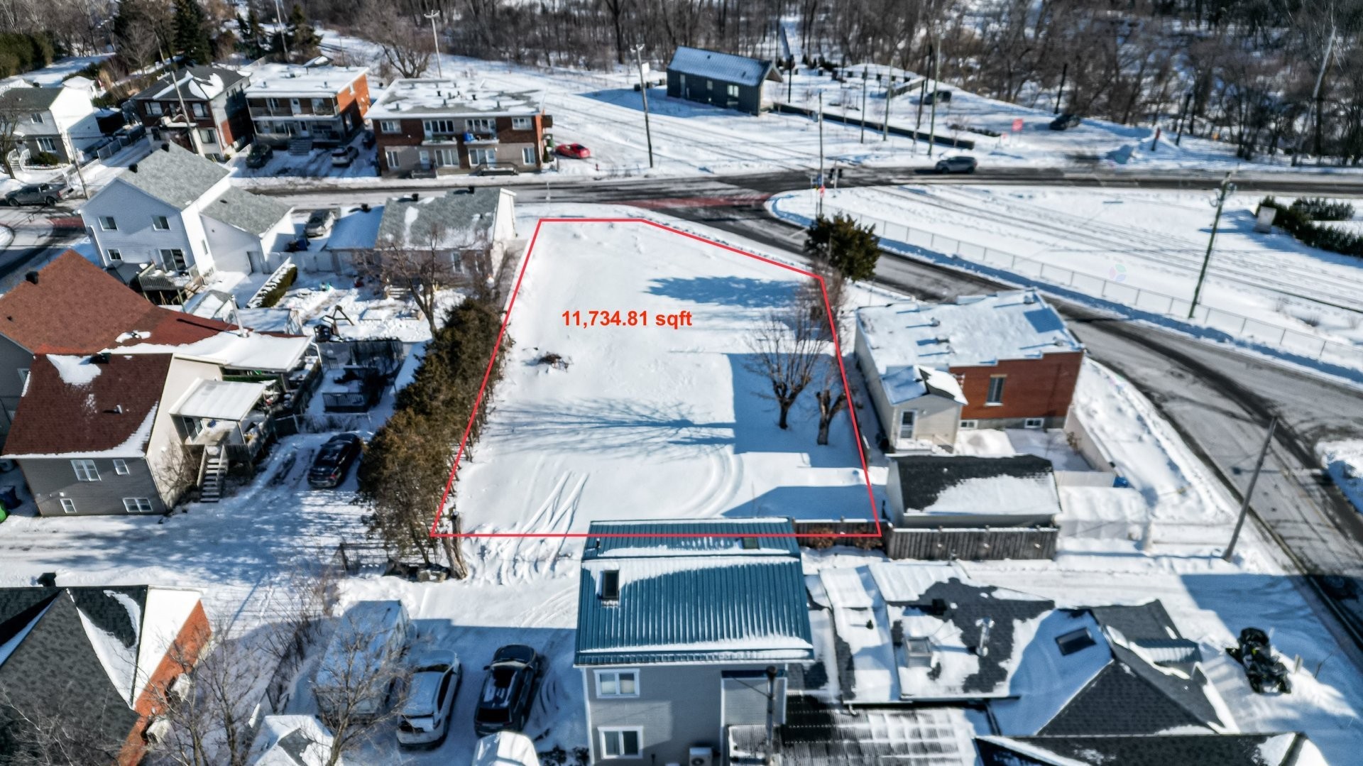 Aerial View - Rue Principale S., Delson, QC