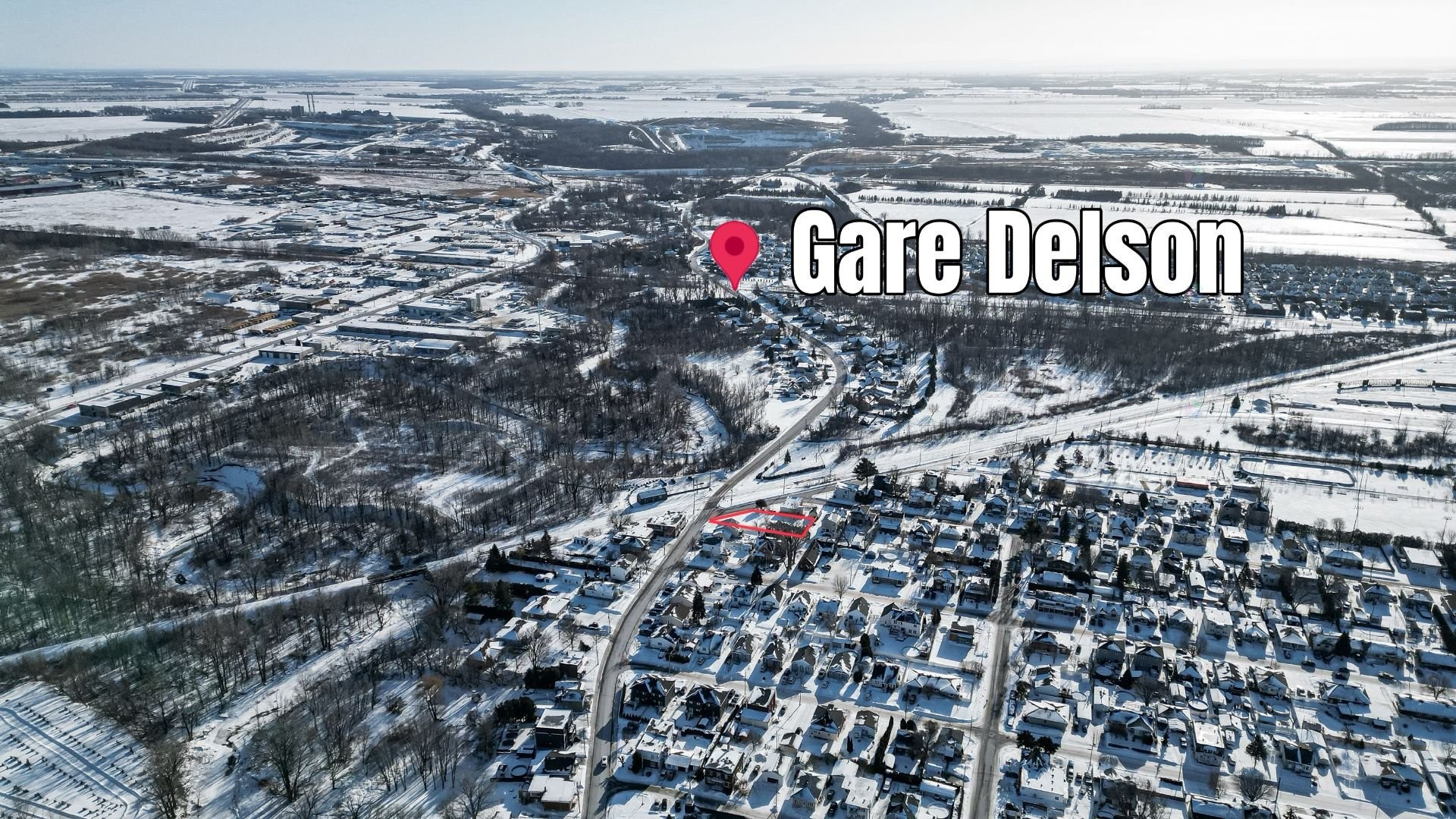 Aerial View - Rue Principale S., Delson, QC