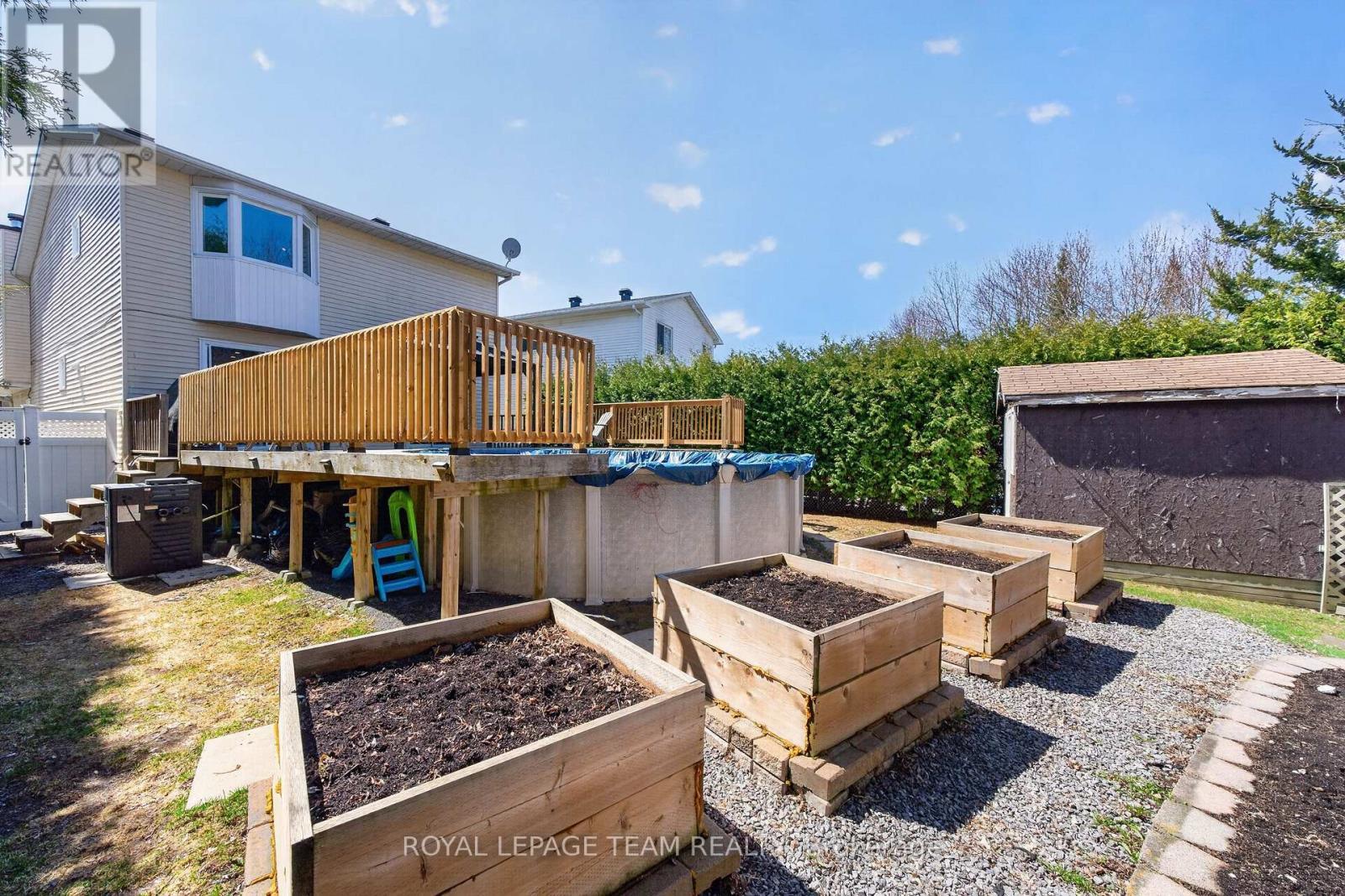 161 Springwater Drive, Ottawa, ON - Outdoor With Above Ground Pool With Exterior