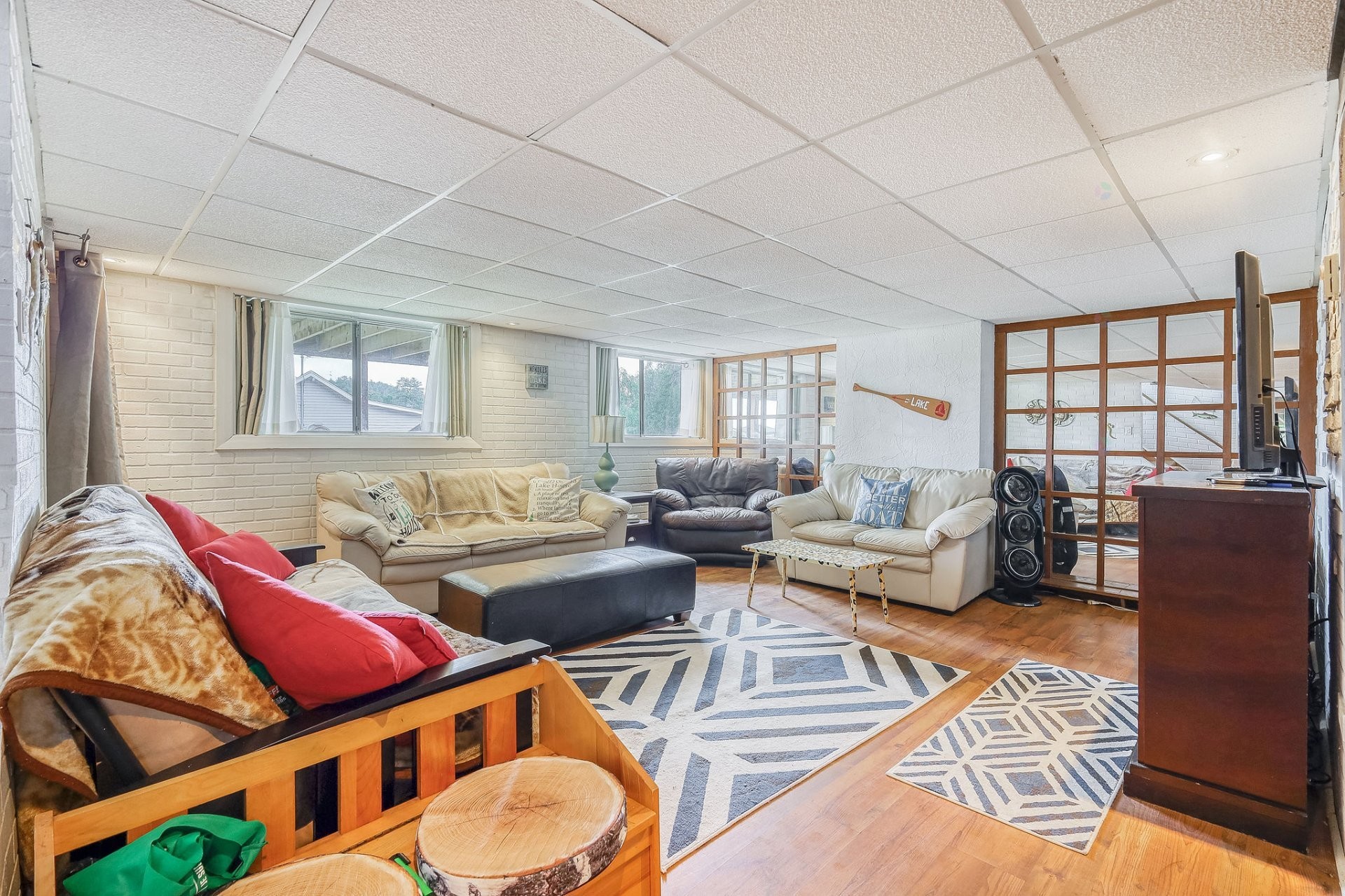 Family Room - 3 Ch. Loyer, Bowman, QC - Indoor Photo Showing Living Room