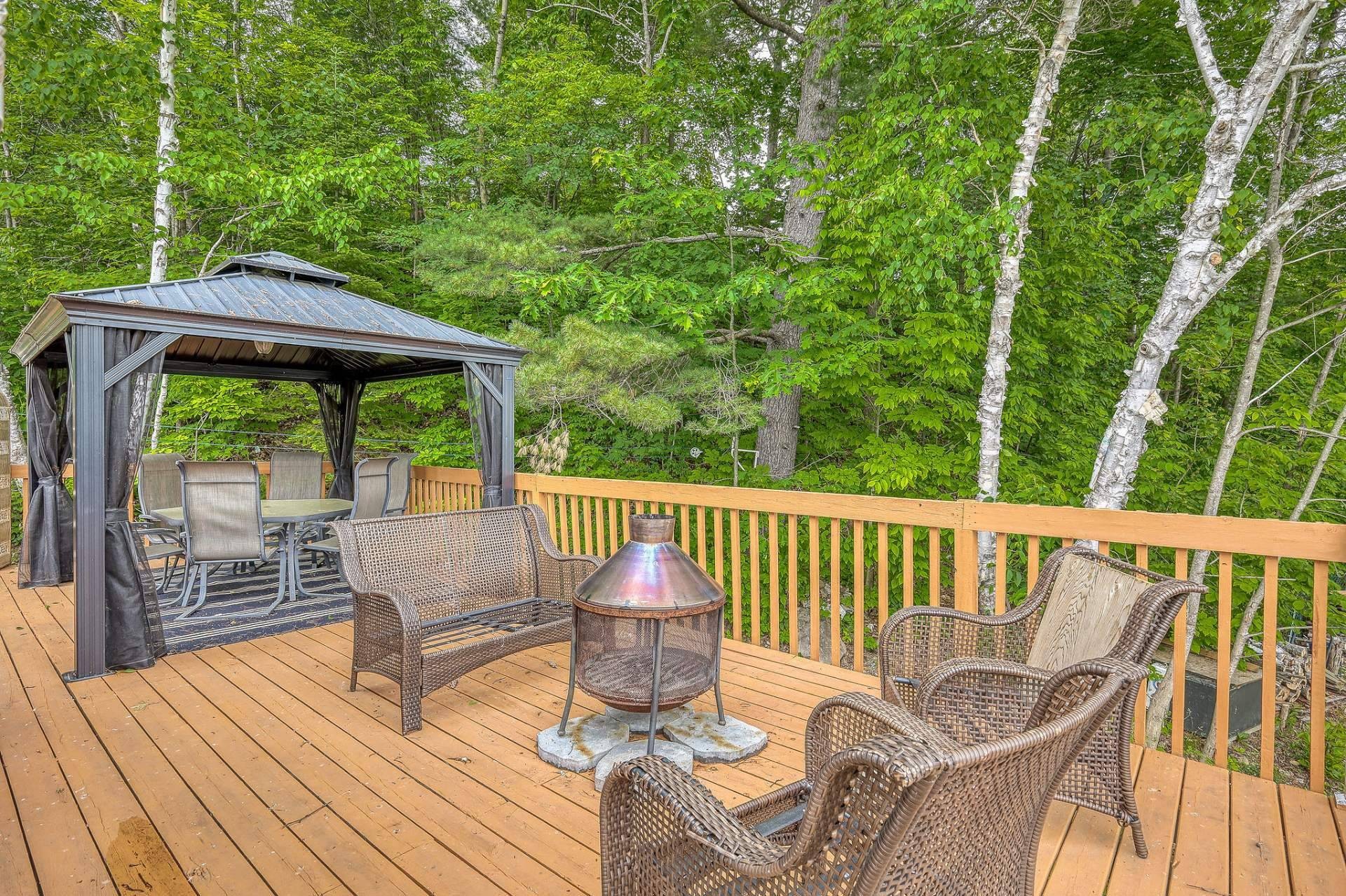 Balcony - 3 Ch. Loyer, Bowman, QC - Outdoor With Deck Patio Veranda