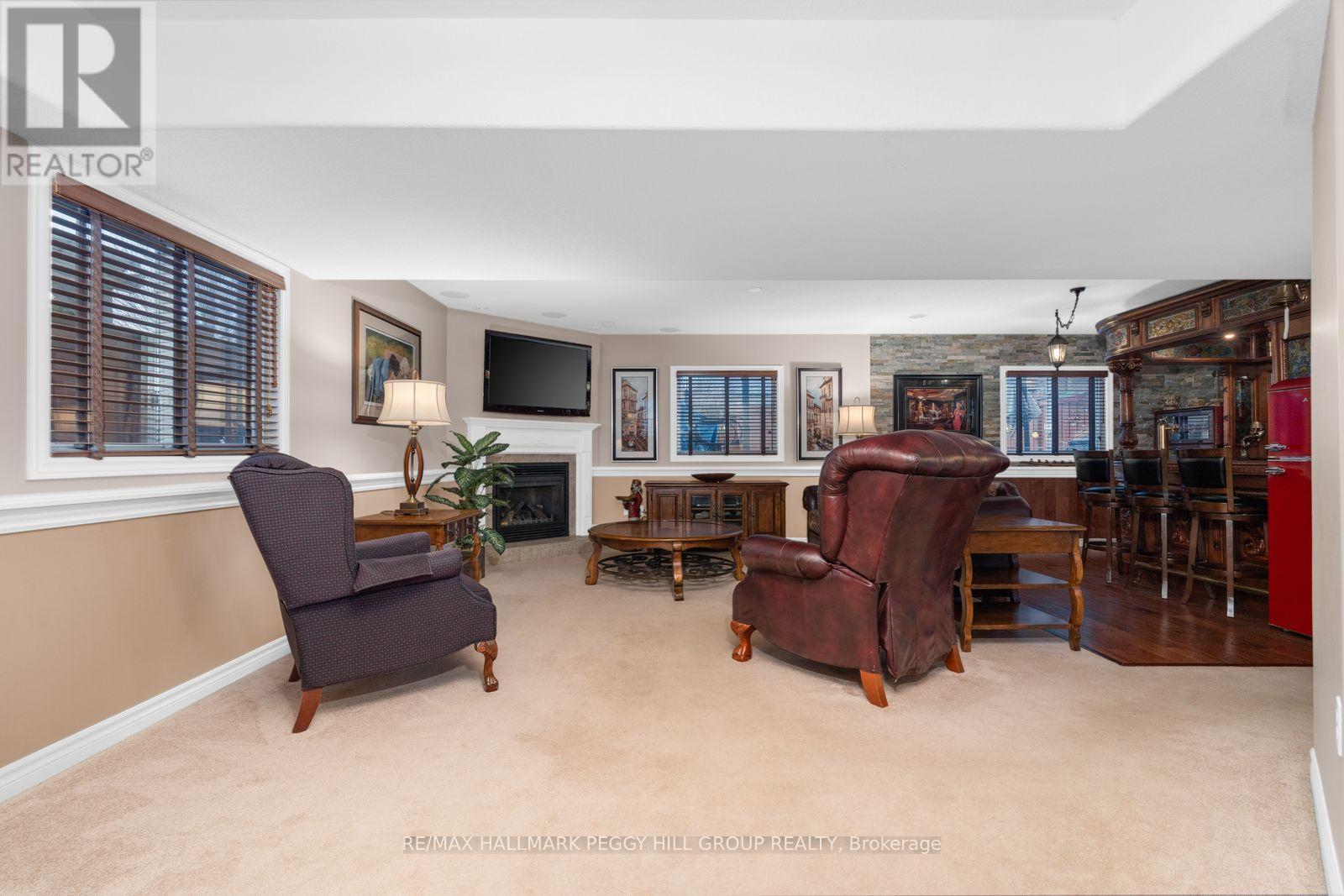 11 Red Cedar Lane, Essa, ON - Indoor With Fireplace