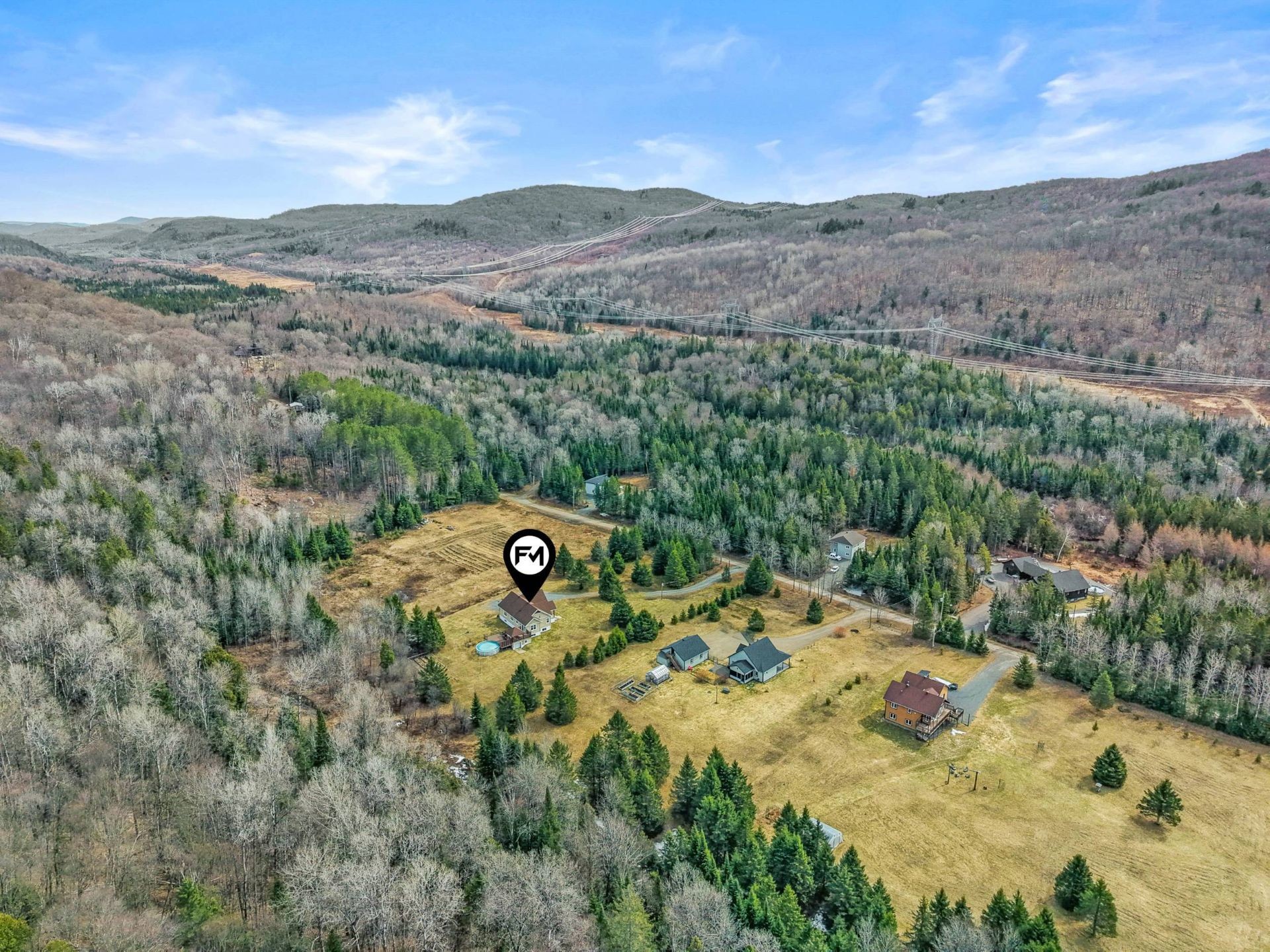 Photo aérienne - 11 Ch. Twin-Lake, Arundel, QC - Outdoor With View
