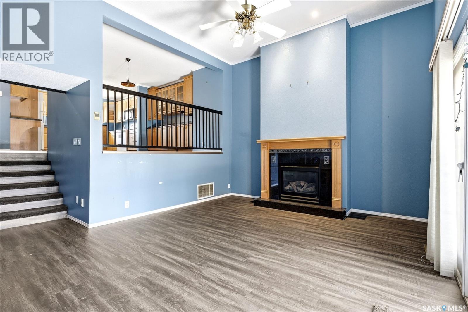 104 Lockwood Road, Regina, SK - Indoor With Fireplace