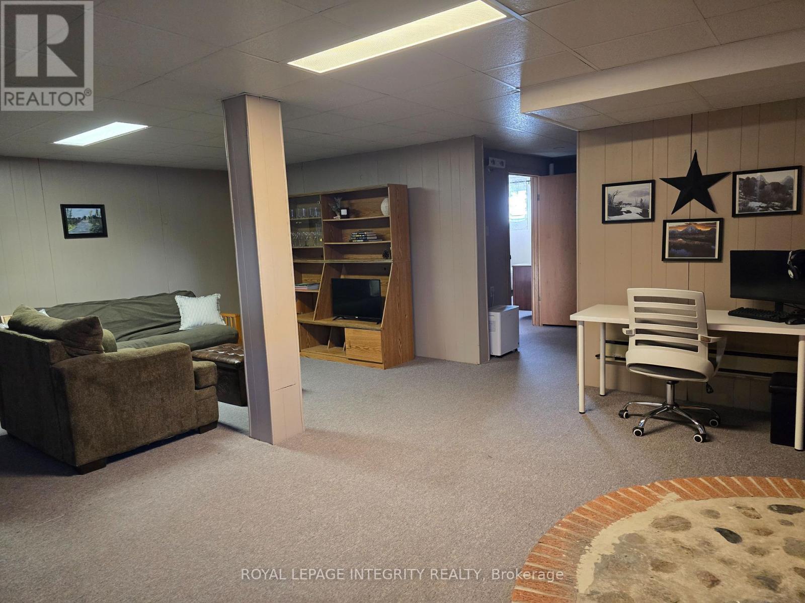 Second view of Family Room - 3264 Johnston Avenue, Cornwall, ON - Indoor Photo Showing Basement