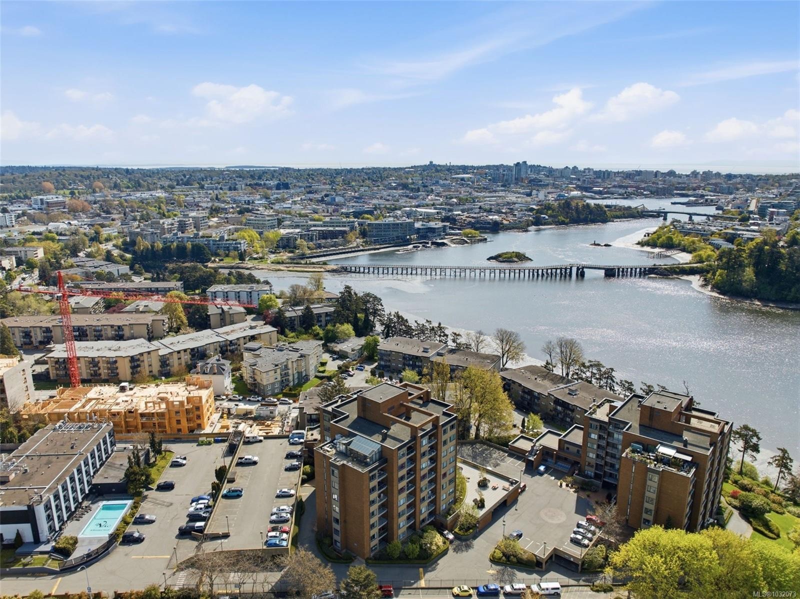 308-103 Gorge Rd East, Victoria, BC - Outdoor With Body Of Water With View