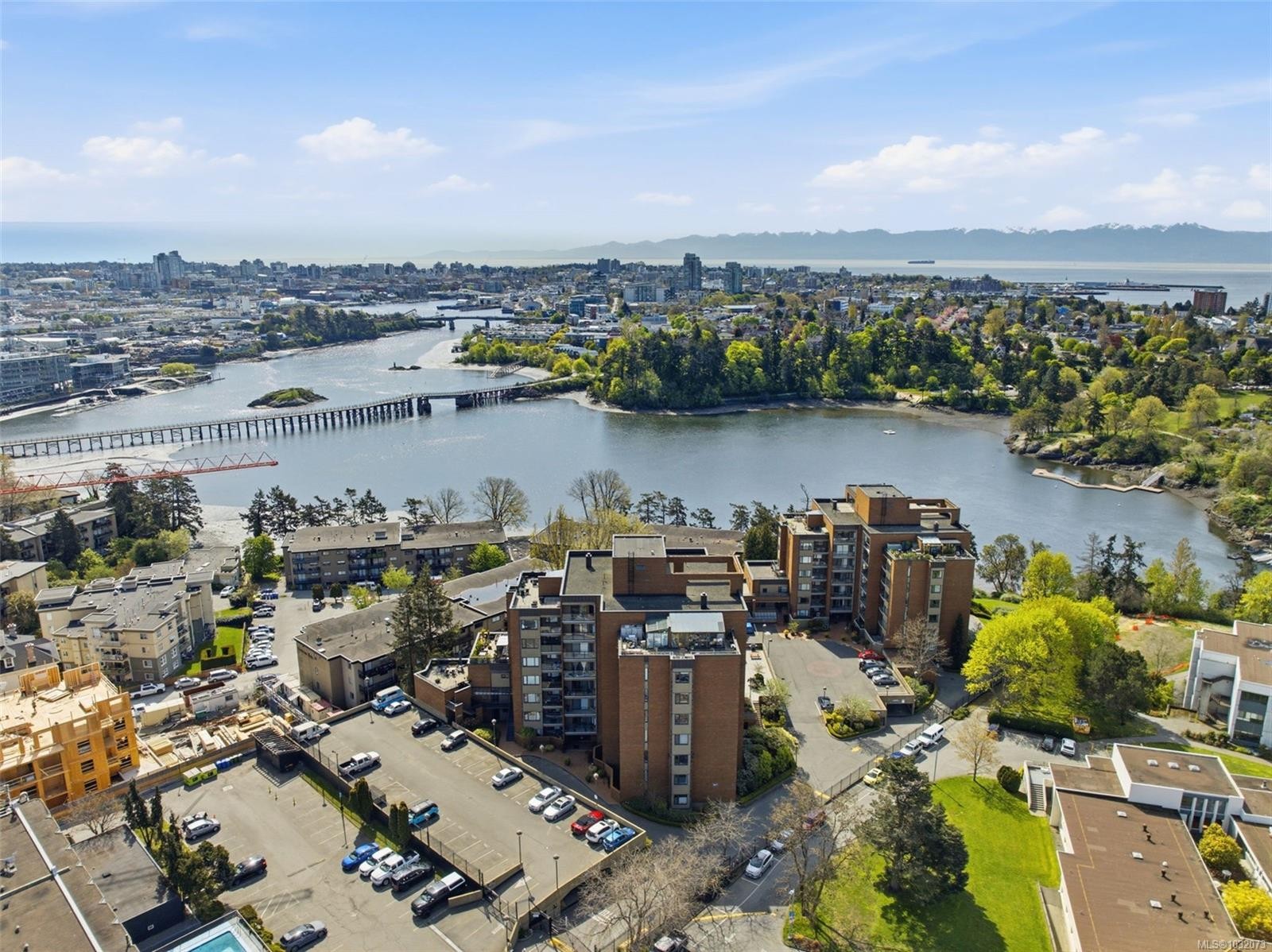 308-103 Gorge Rd East, Victoria, BC - Outdoor With Body Of Water With View