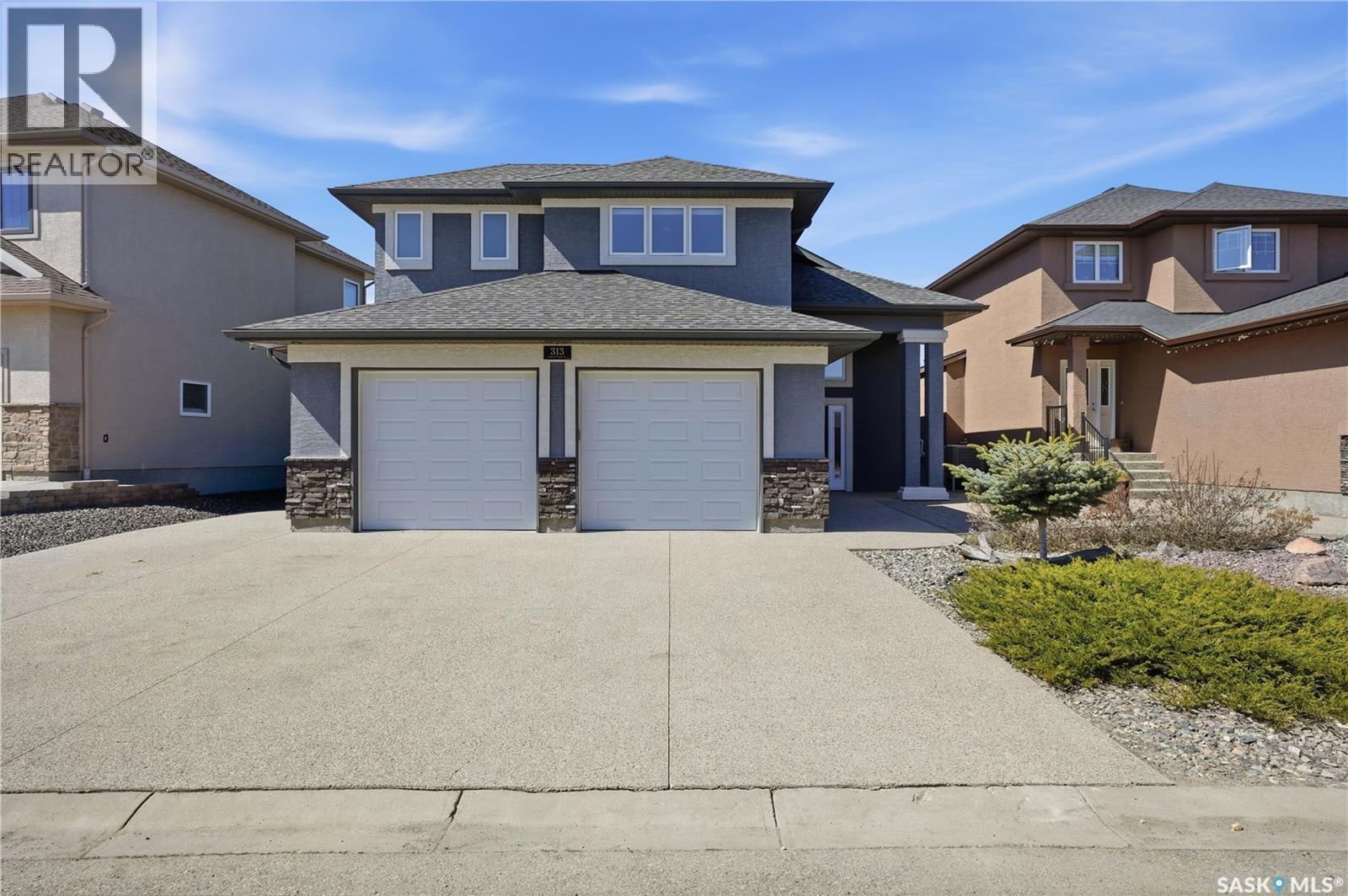 313 Prairie View Drive, Regina, SK - Outdoor With Facade