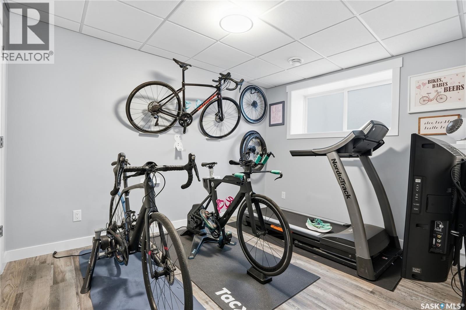 313 Prairie View Drive, Regina, SK - Indoor Photo Showing Gym Room