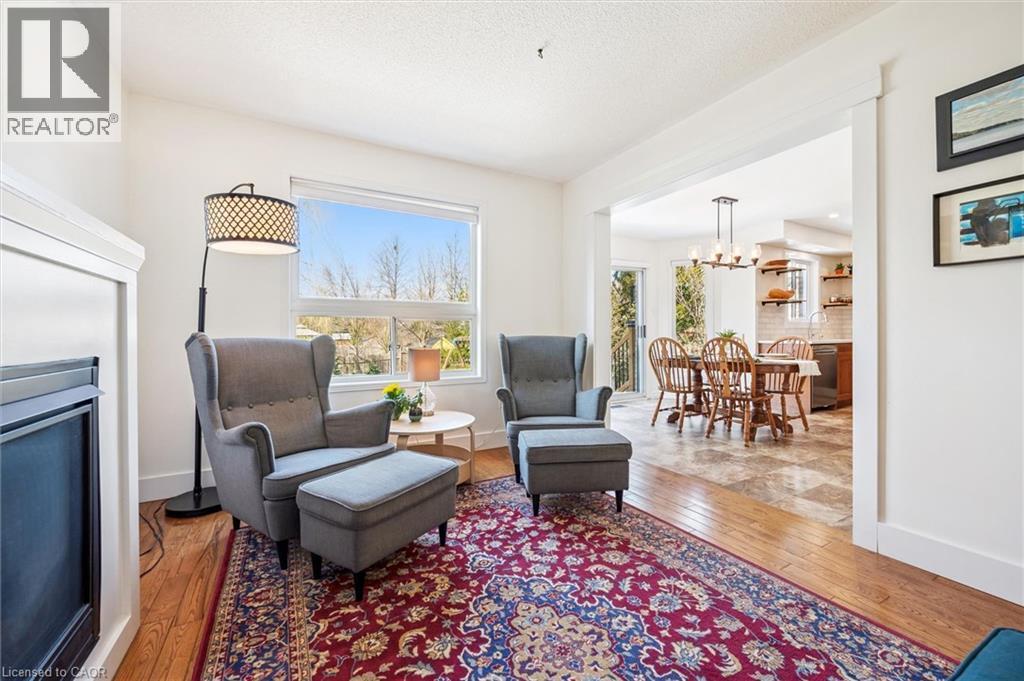 304 Daniel Crescent, Elora, ON - Indoor Photo Showing Living Room With Fireplace