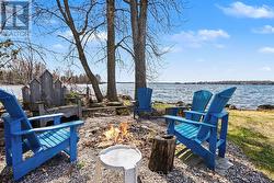 Lakeside fire pit -