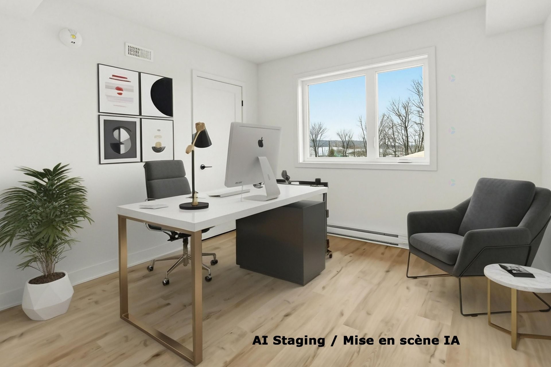 Bureau - 3-70 Rue Alexandre, Lachute, QC - Indoor Photo Showing Office