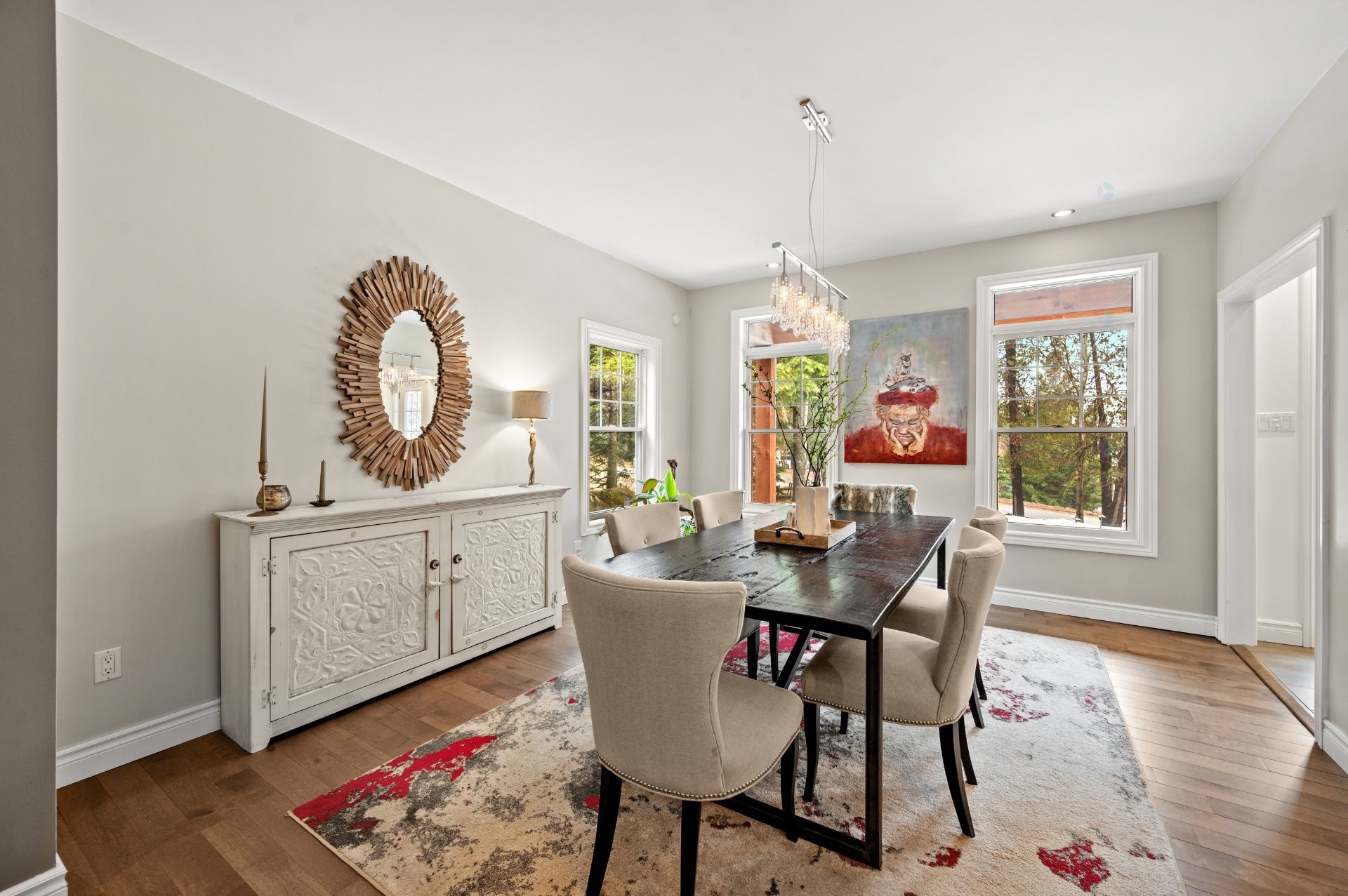 Salle à manger - 74 Rue Balmoral, Morin-Heights, QC - Indoor Photo Showing Dining Room