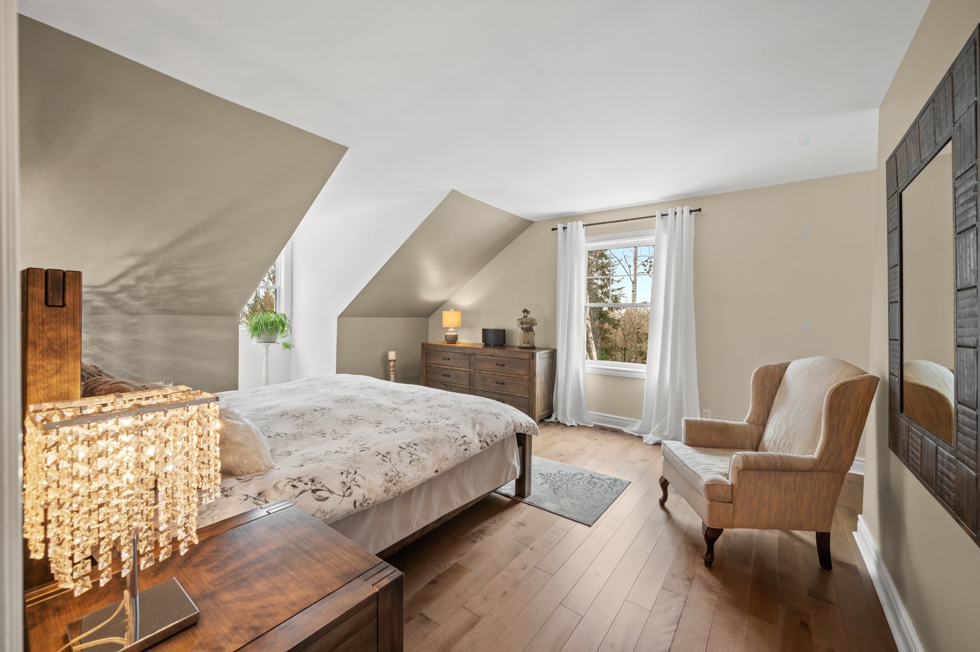Chambre à coucher principale - 74 Rue Balmoral, Morin-Heights, QC - Indoor Photo Showing Bedroom