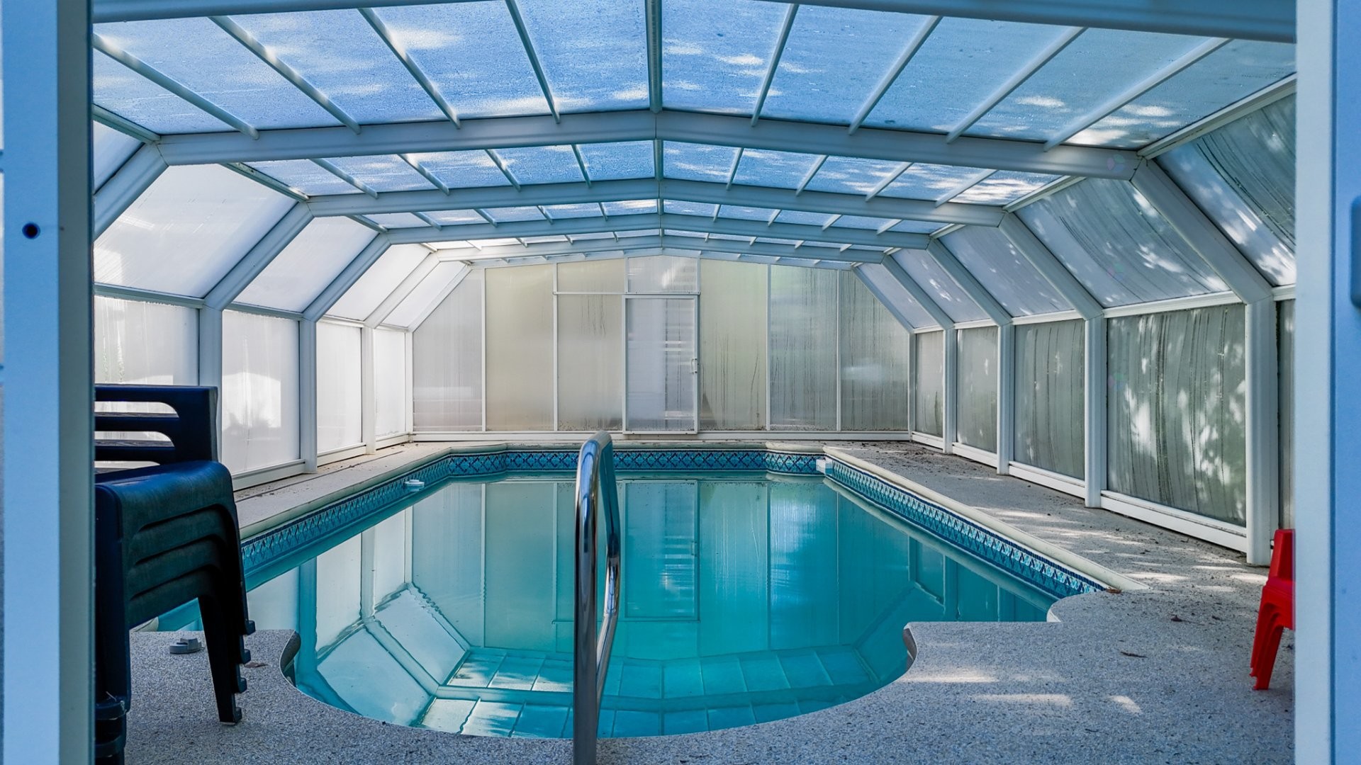Pool - 1040 Av. Du Parc, Sherbrooke (Brompton/Rock Forest/Saint-Élie/Deauville), QC - Indoor Photo Showing Other Room With In Ground Pool