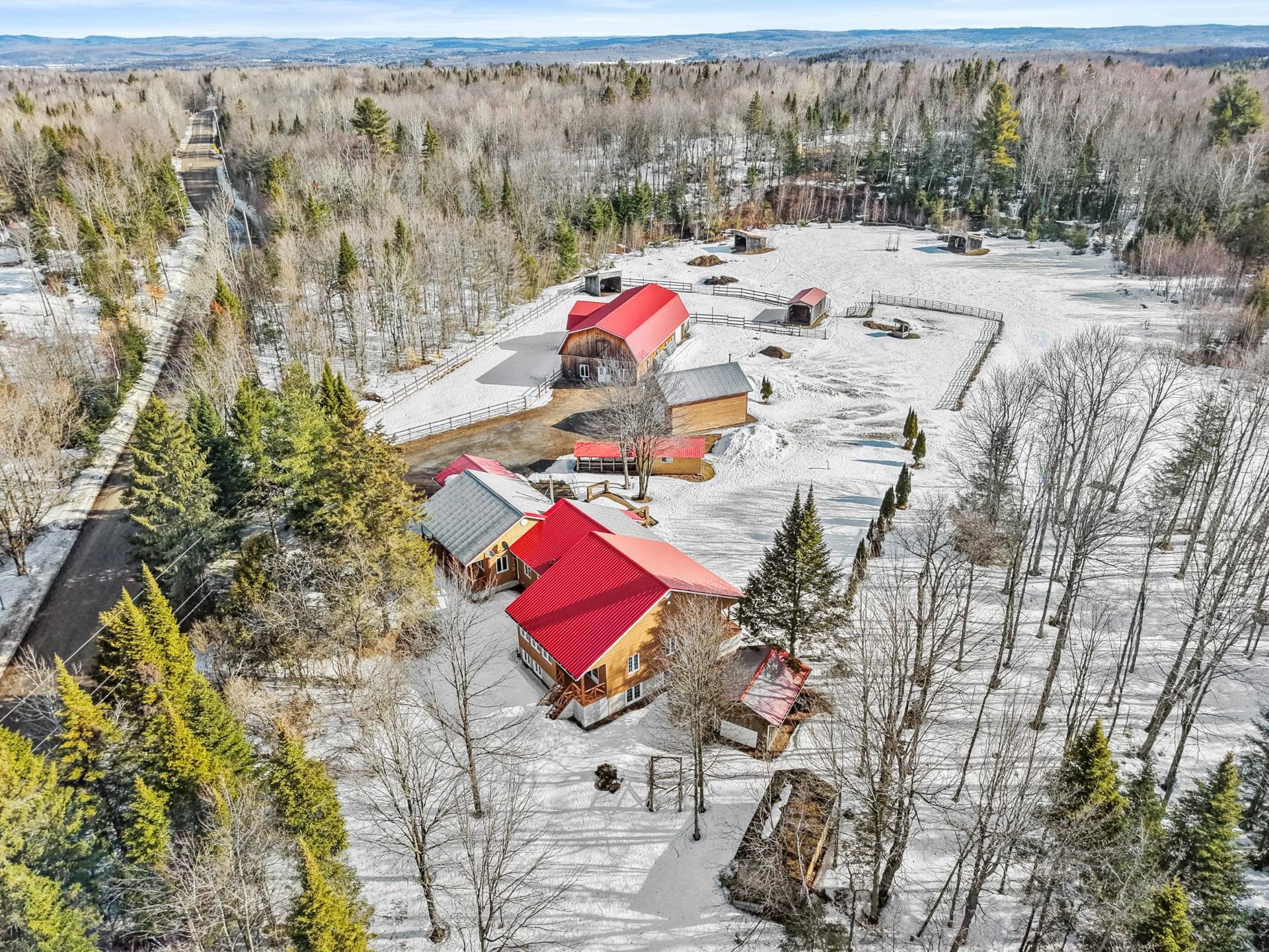 Photo aérienne - 1131 Ch. De Lanaudière, Saint-Didace, QC