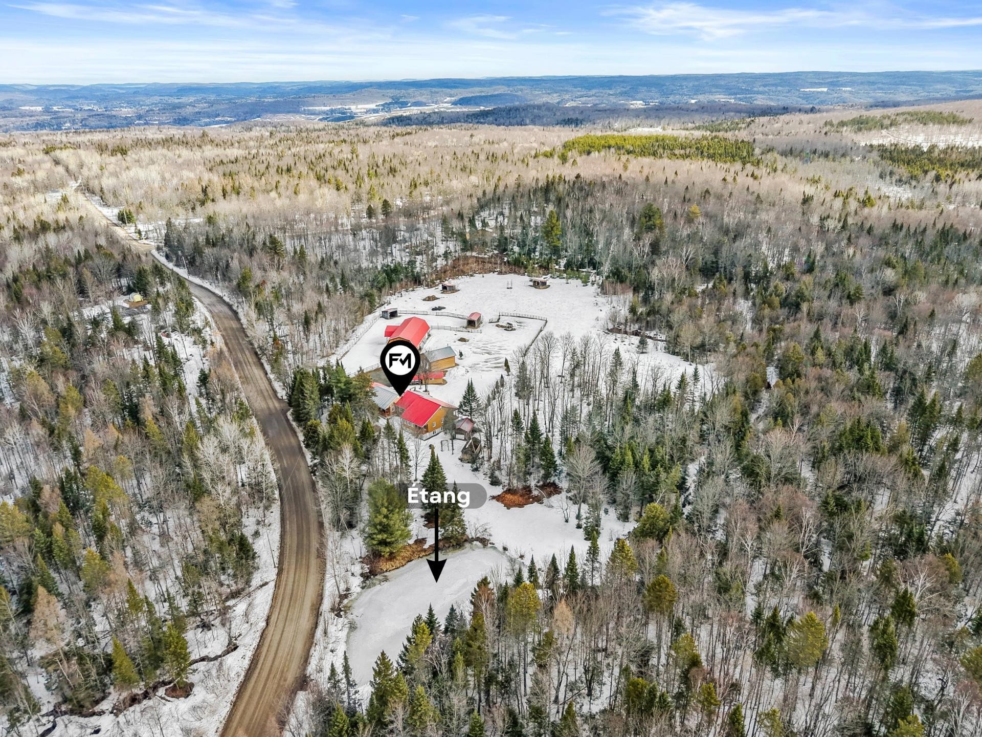 Photo aérienne - 1131 Ch. De Lanaudière, Saint-Didace, QC