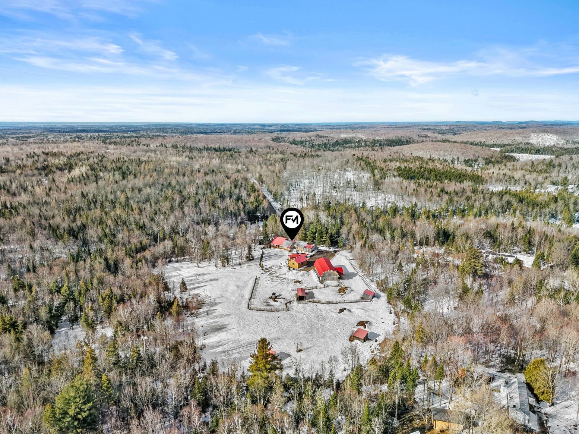 Photo aérienne - 1131 Ch. De Lanaudière, Saint-Didace, QC