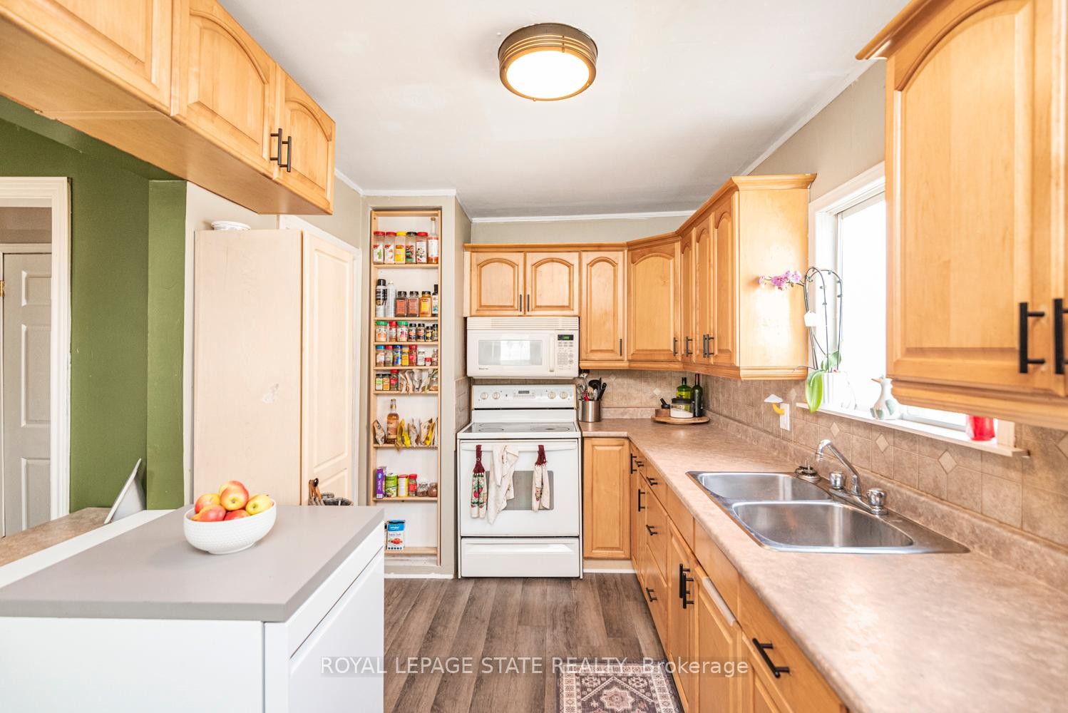 135 Glassco Avenue N, Hamilton, ON - Indoor Photo Showing Kitchen With Double Sink