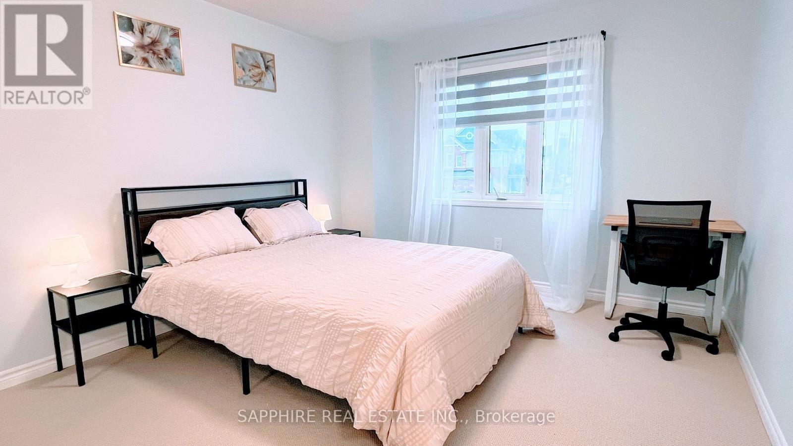 Bedroom 4 with Large Window - 325 Trudeau Drive E, Milton, ON - Indoor Photo Showing Bedroom