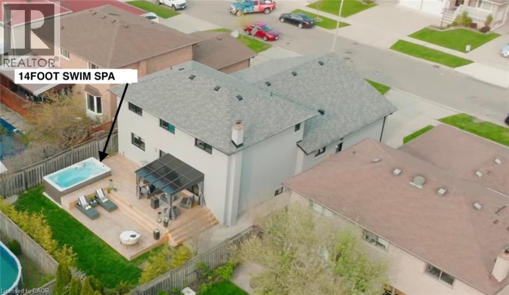 Aerial perspective of suburban area - 17 Clearview Drive, Hamilton, ON - Outdoor With View