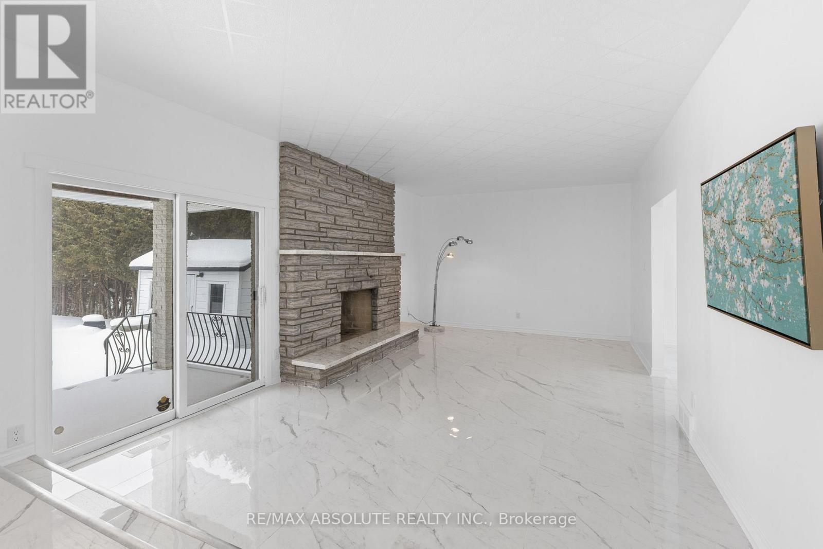 1444 Normandy Crescent, Ottawa, ON - Indoor Photo Showing Other Room With Fireplace