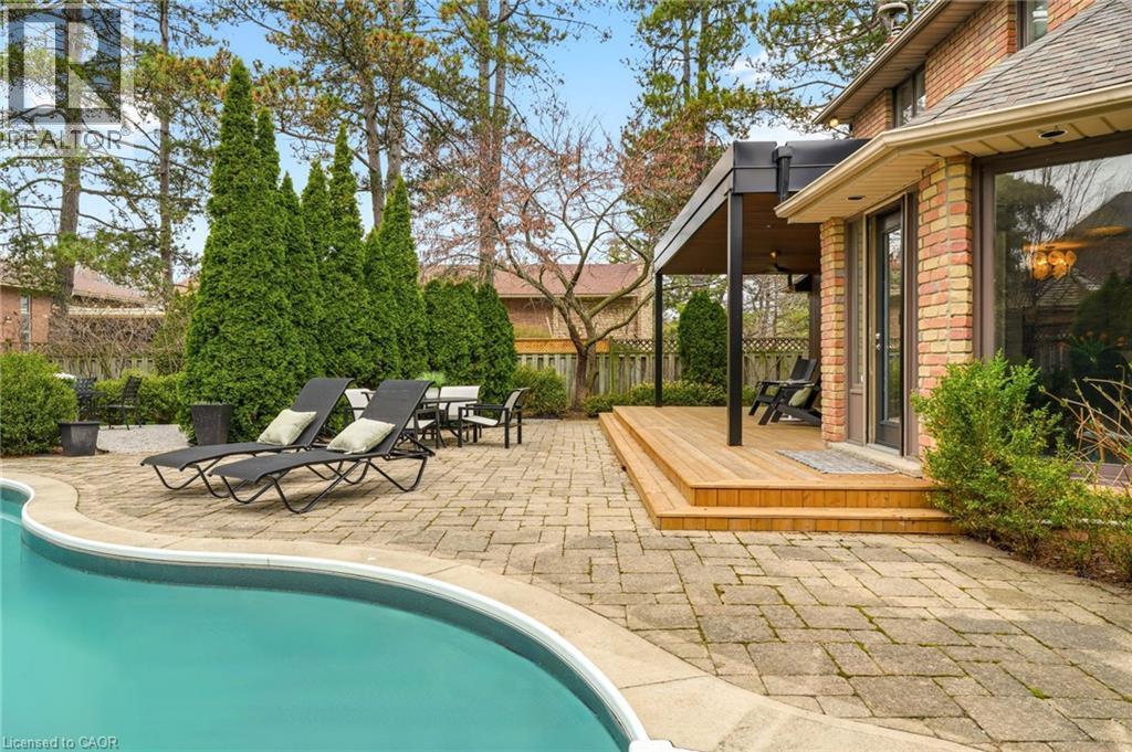 356 Shoreacres Road, Burlington, ON - Outdoor With In Ground Pool