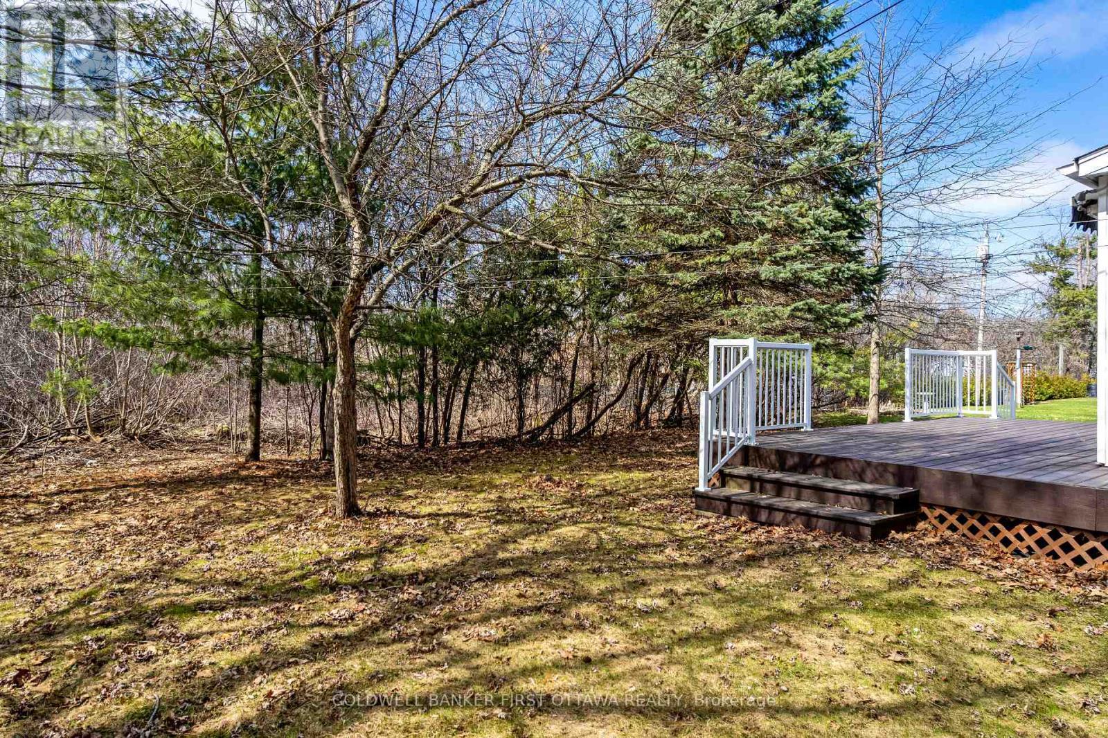 Lovely treed big backyard - 12 Glenview Crescent, Perth, ON - Outdoor With Deck Patio Veranda