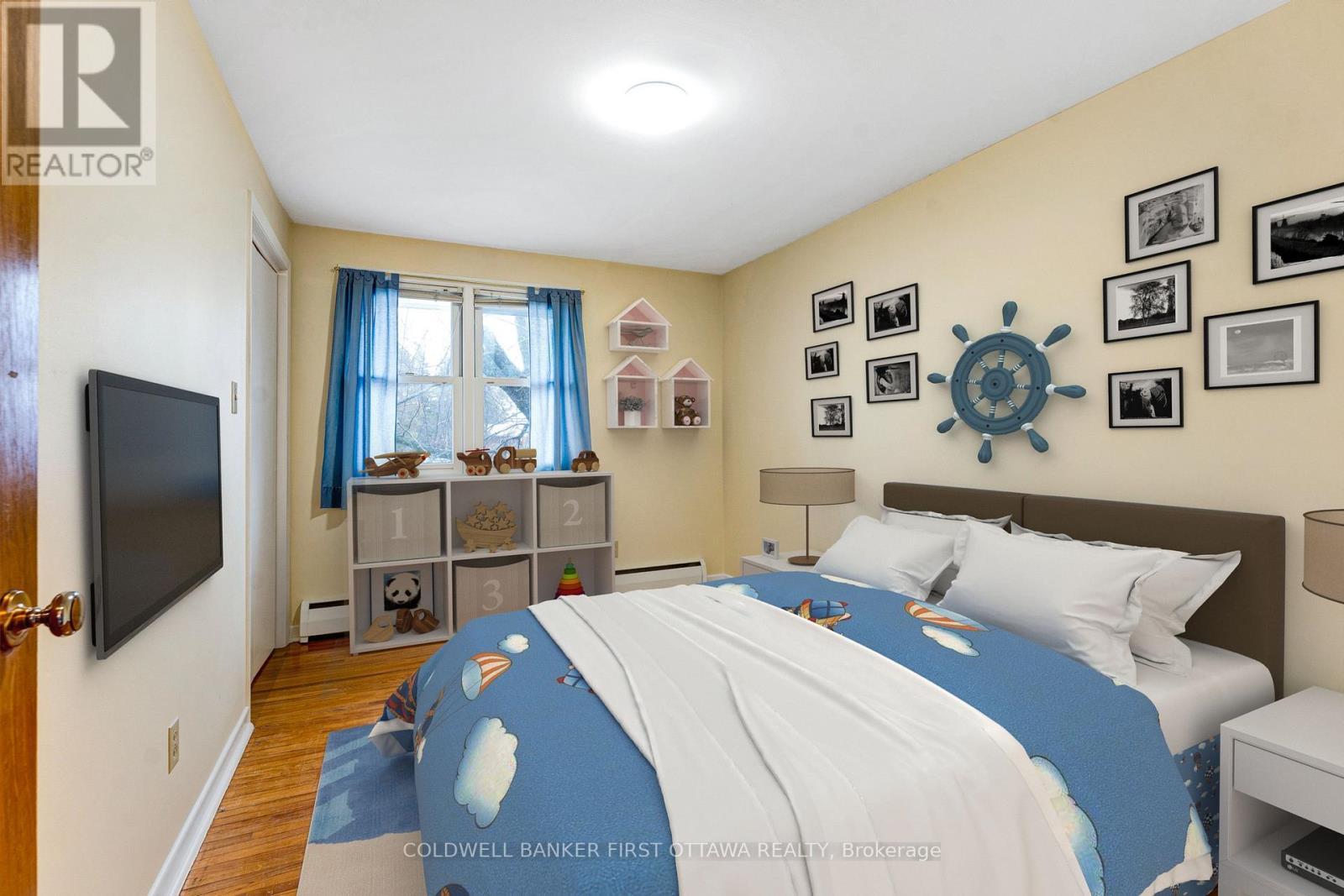 Second floor's second bedroom (AI staging) - 12 Glenview Crescent, Perth, ON - Indoor Photo Showing Bedroom