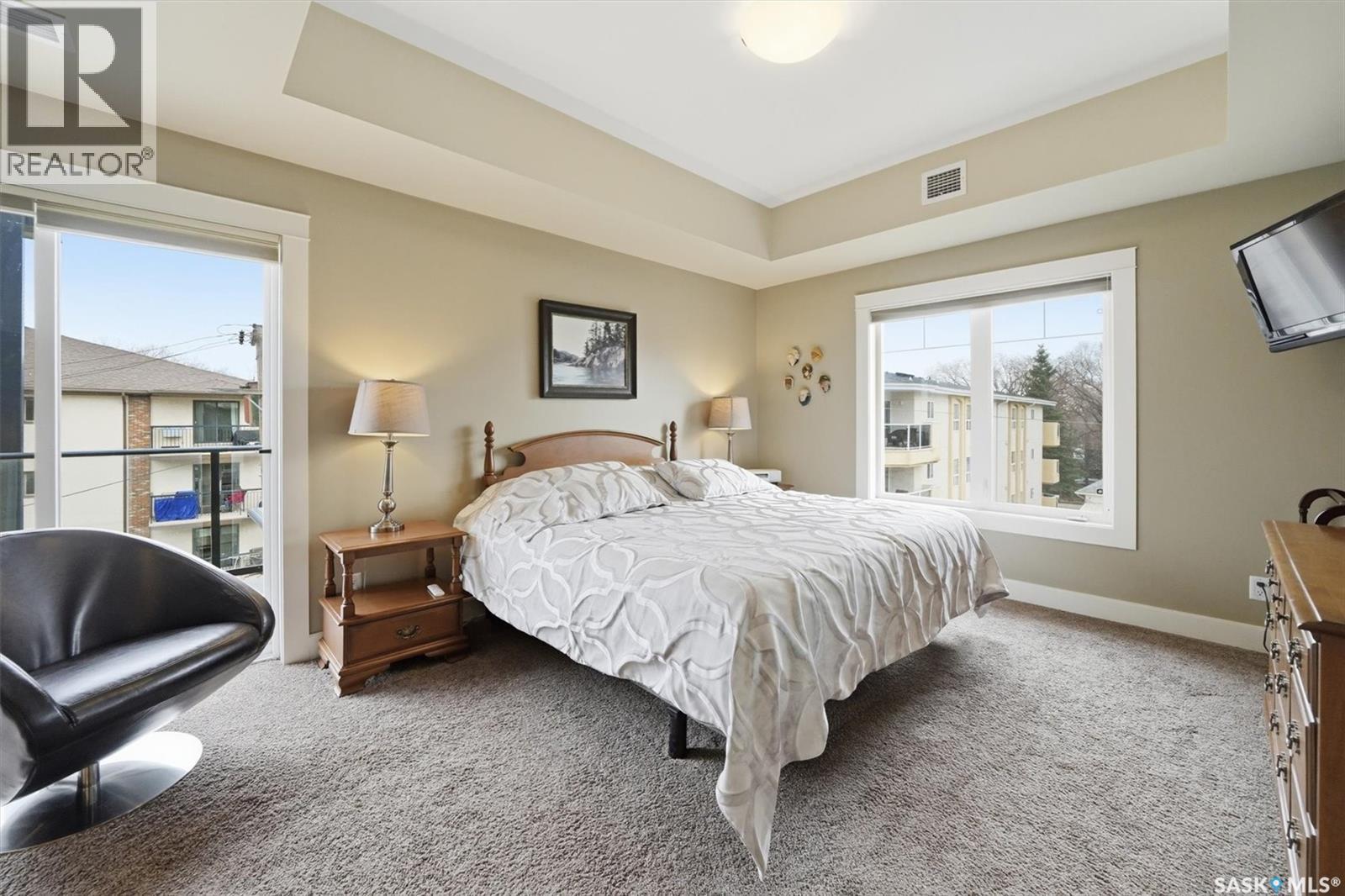 308 721 8Th Street E, Saskatoon, SK - Indoor Photo Showing Bedroom