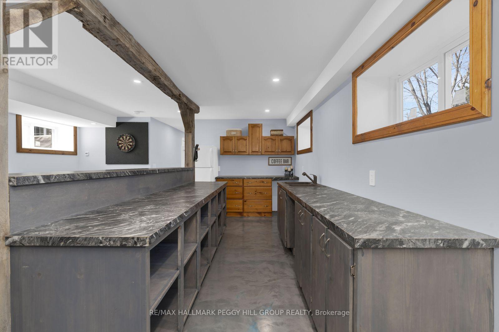 79 Concession 2 W, Tiny, ON - Indoor Photo Showing Kitchen With Double Sink