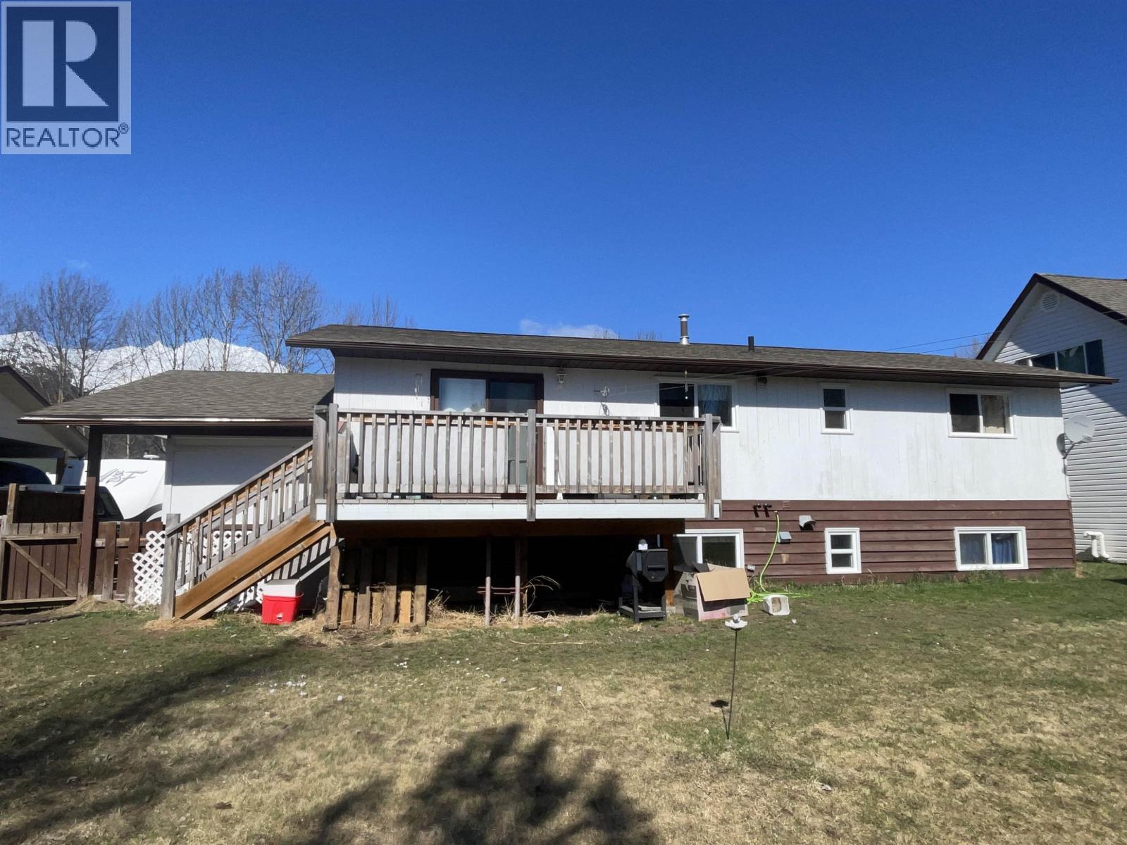 4465 Birch Crescent, Smithers, BC - Outdoor With Deck Patio Veranda