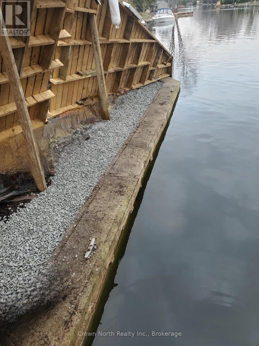 Concrete Shorewall Upgrade - 39 Turtle Path, Ramara, ON - Outdoor With Body Of Water
