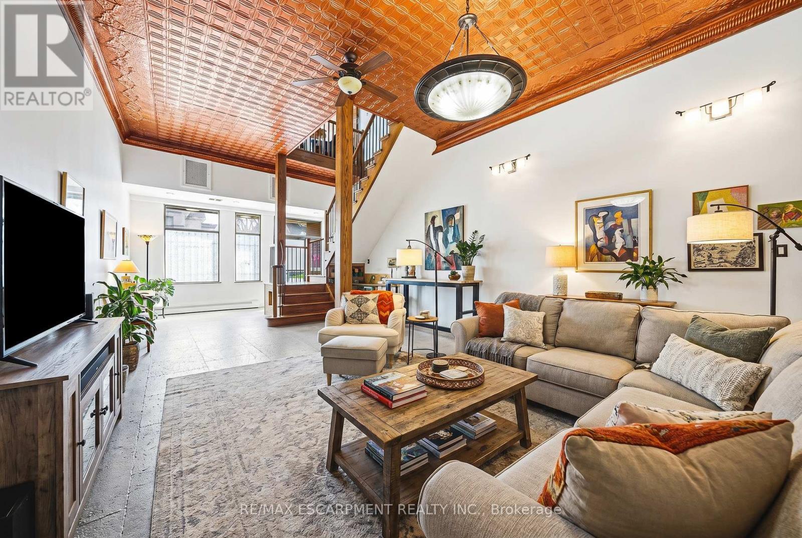 Virtually Staged - 593-595 King Street E, Hamilton, ON