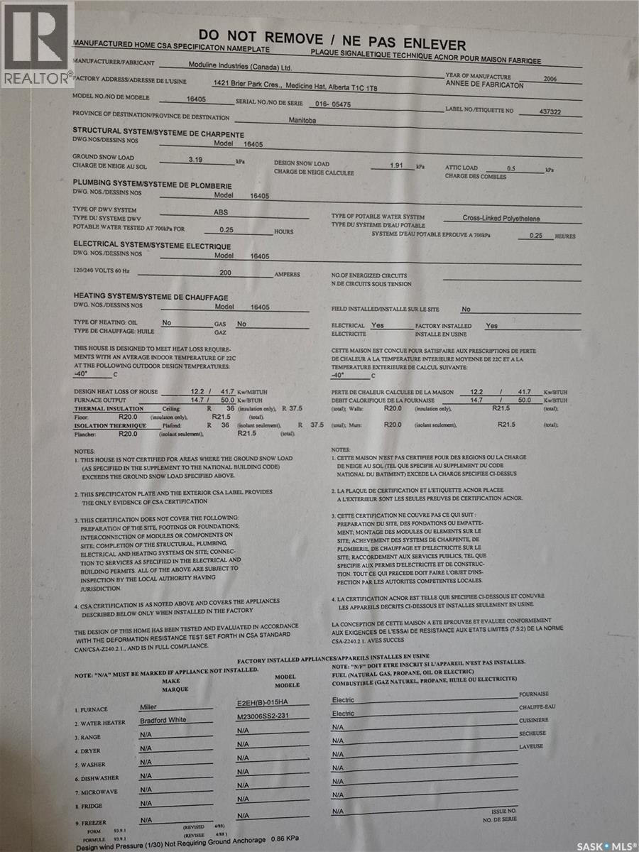 106 Alsike Street, Yellow Grass, SK