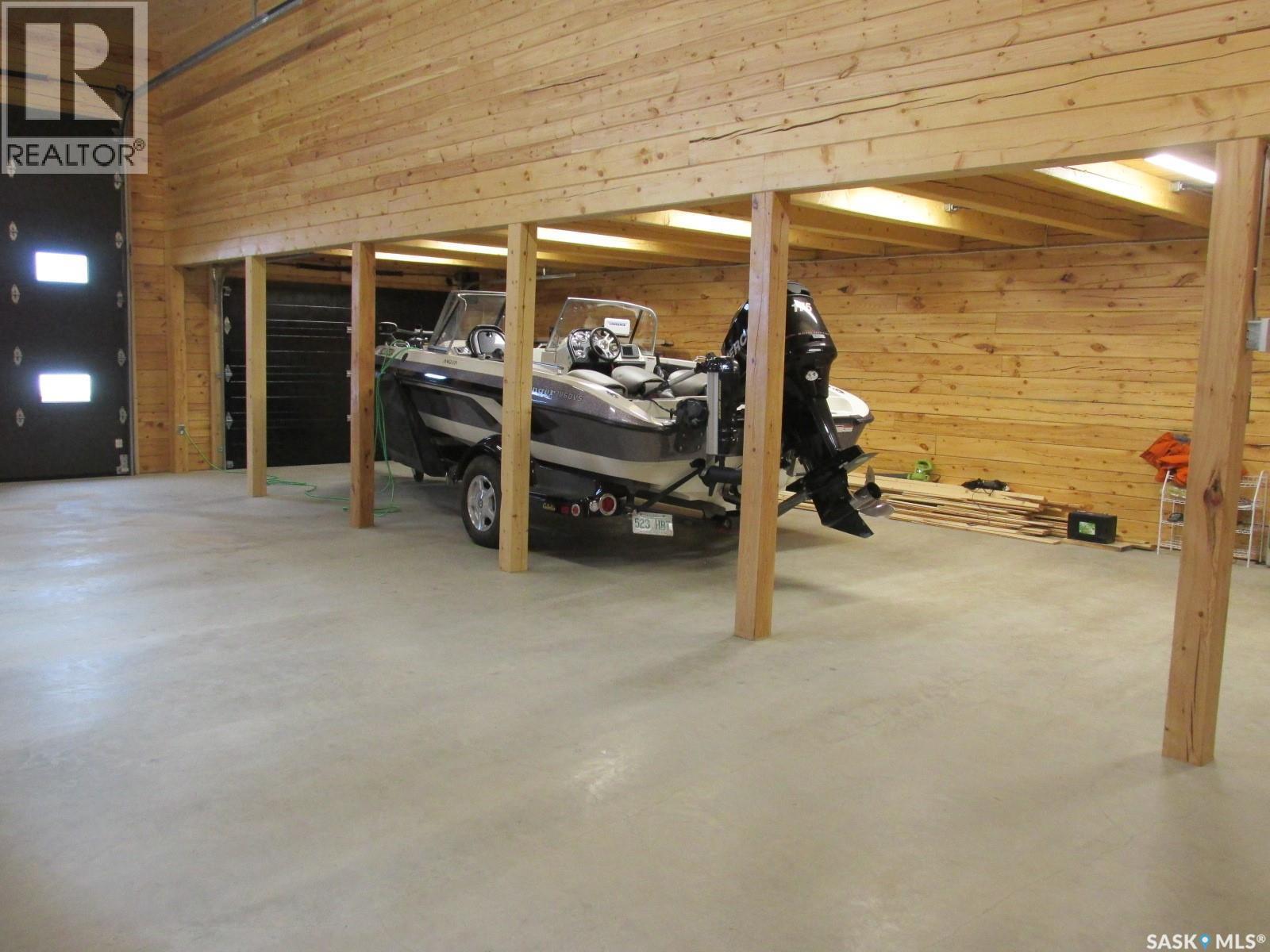 109 Rustad Avenue, White Fox, SK - Indoor Photo Showing Garage