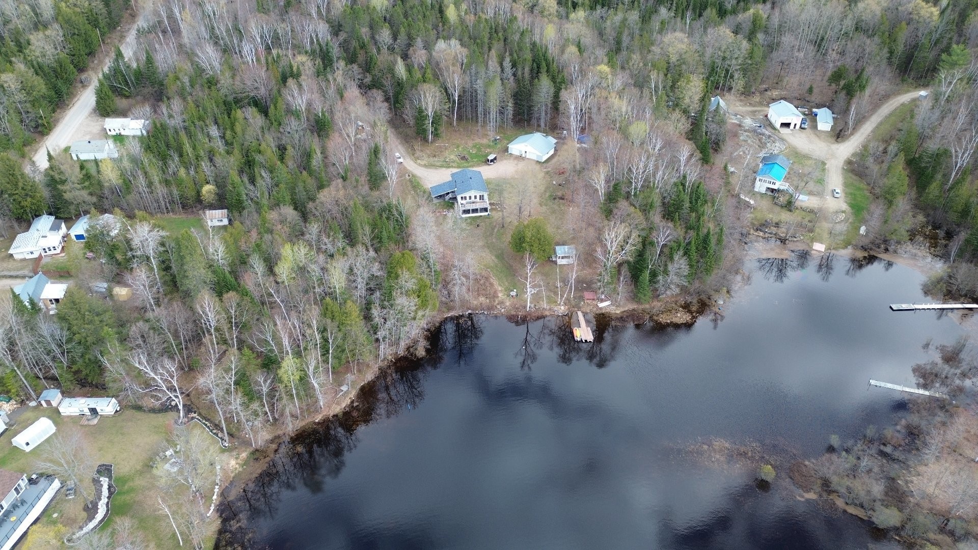 Overall view - 2 Ch. Préseault, Notre-Dame-Du-Laus, QC - Outdoor With Body Of Water With View