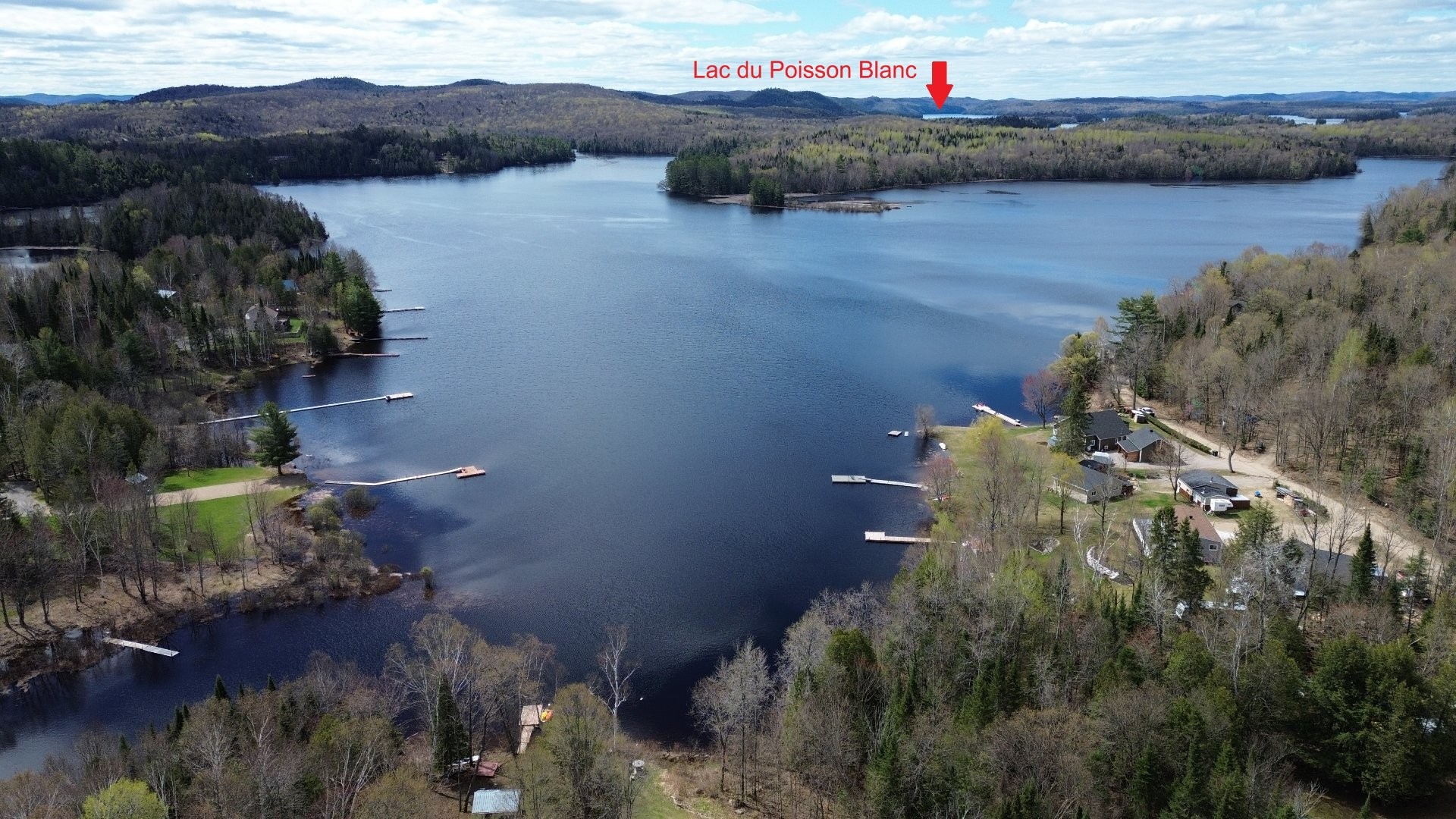 Overall view - 2 Ch. Préseault, Notre-Dame-Du-Laus, QC - Outdoor With Body Of Water With View