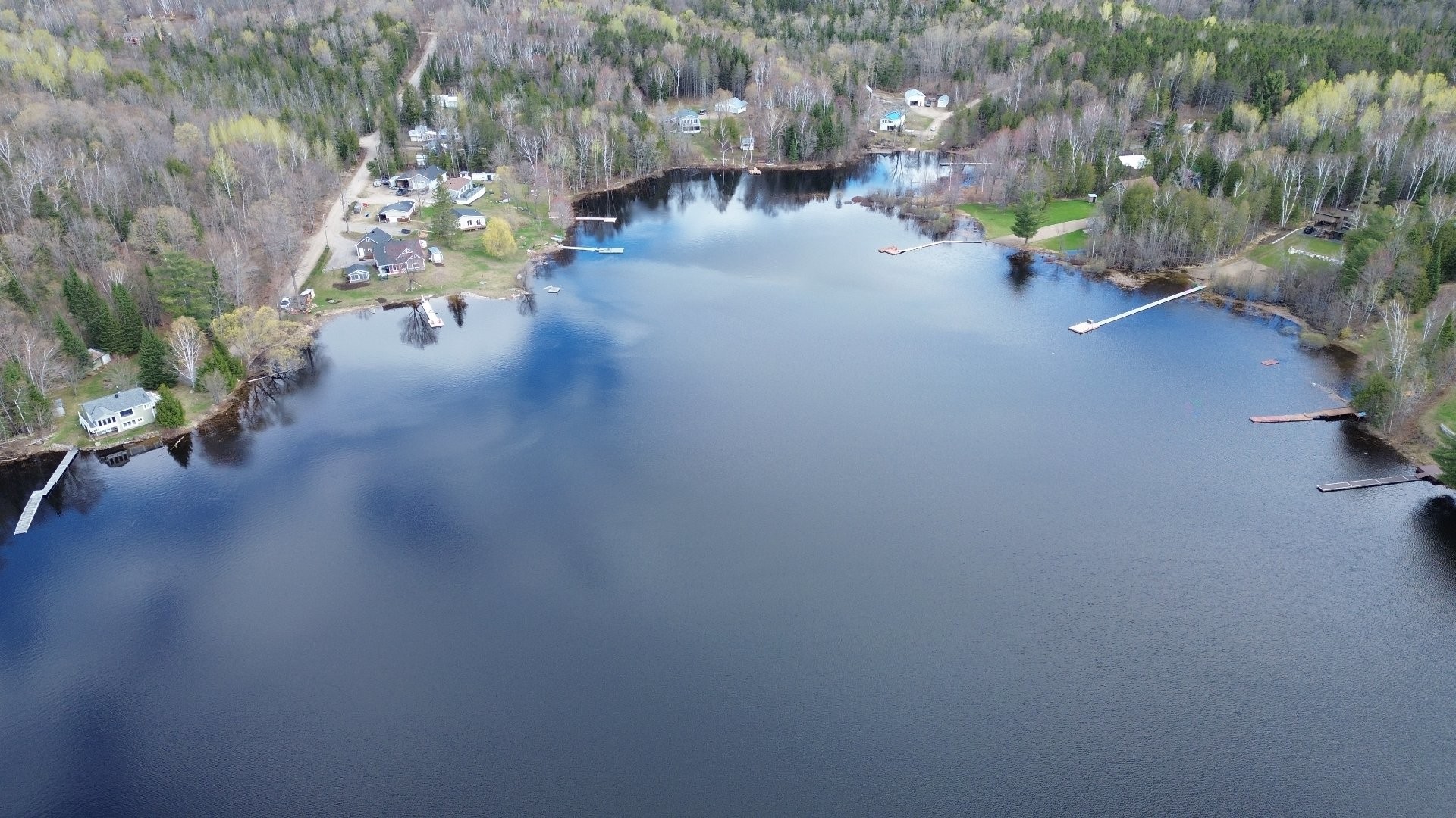 Overall view - 2 Ch. Préseault, Notre-Dame-Du-Laus, QC - Outdoor With Body Of Water With View