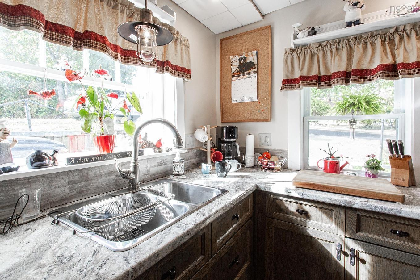 188 King Street, Digby, NS - Indoor Photo Showing Kitchen With Double Sink